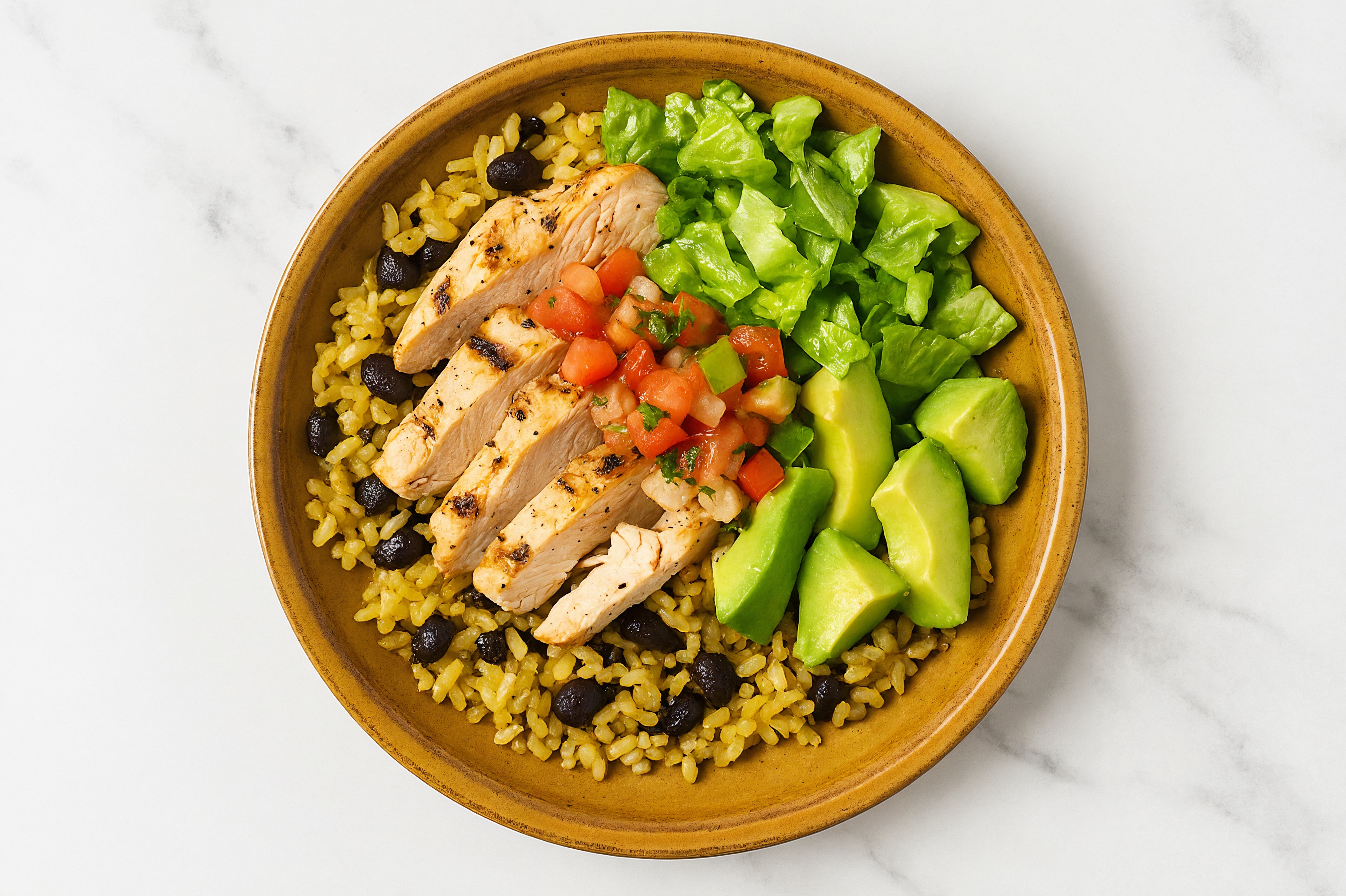 Better-Than-Takeout Grilled Seasoned Chicken Breast Burrito Bowl