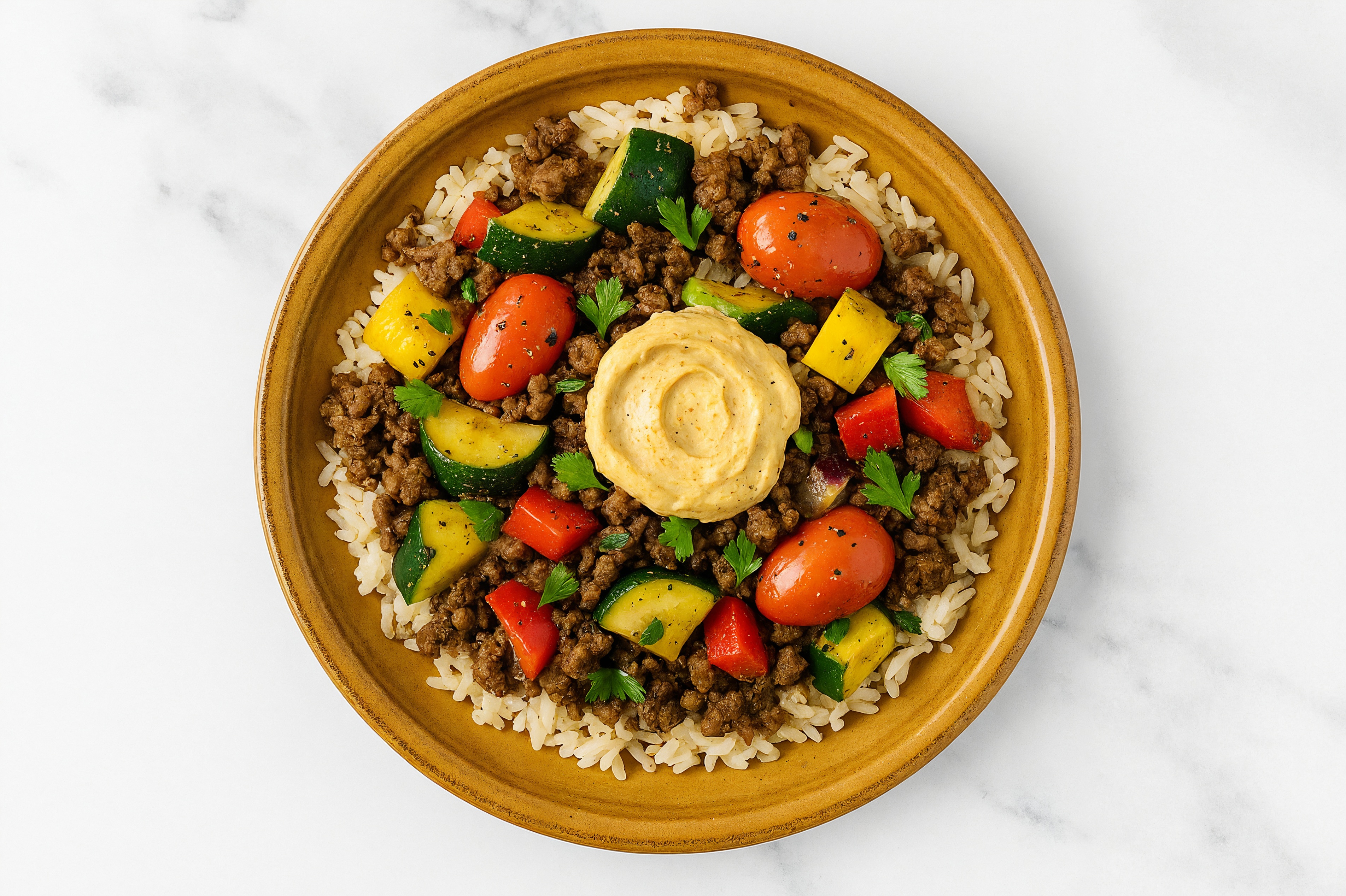 French Onion Beef Bowl