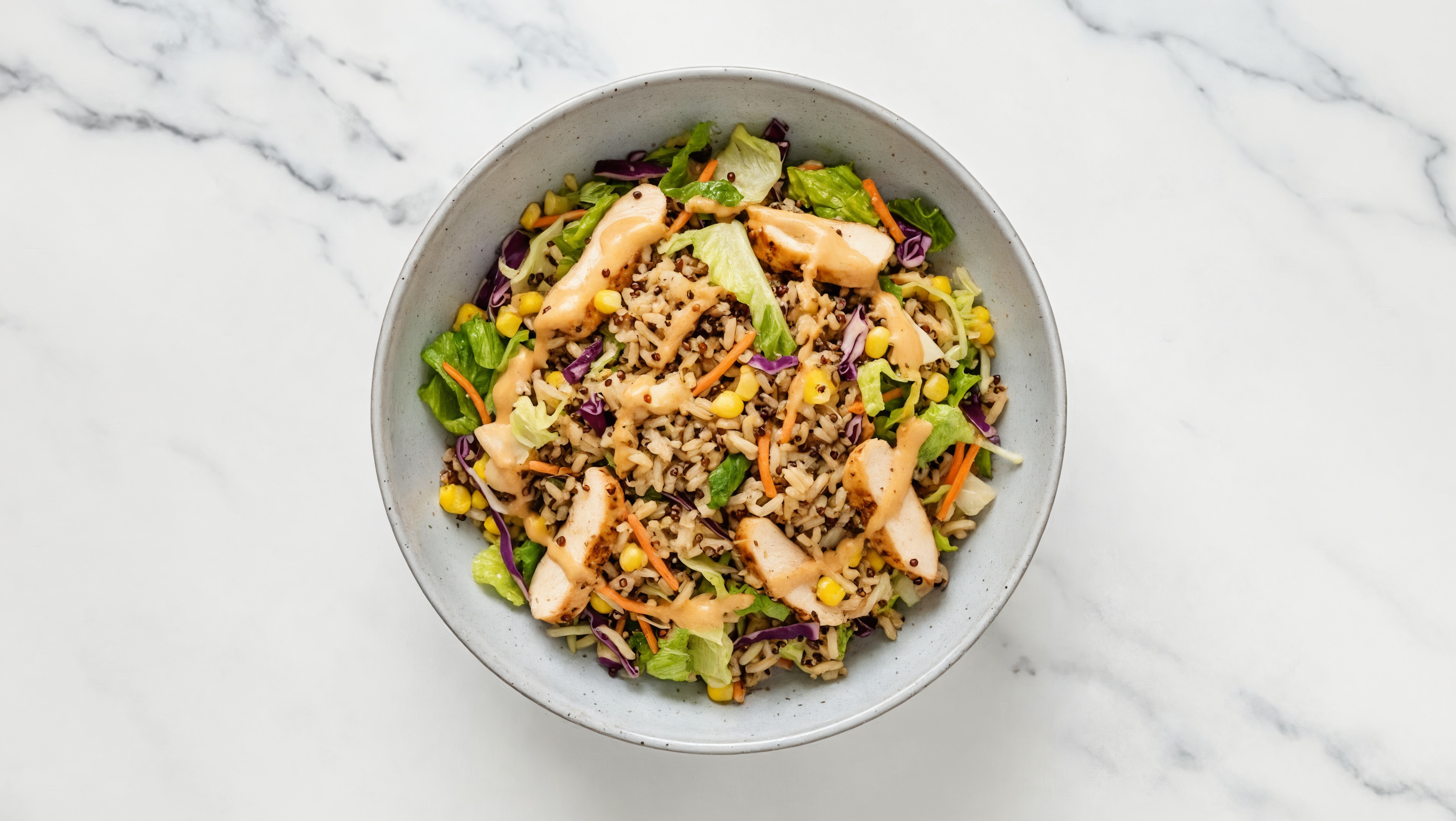 Hearty Street Corn Salad with Chicken Breast