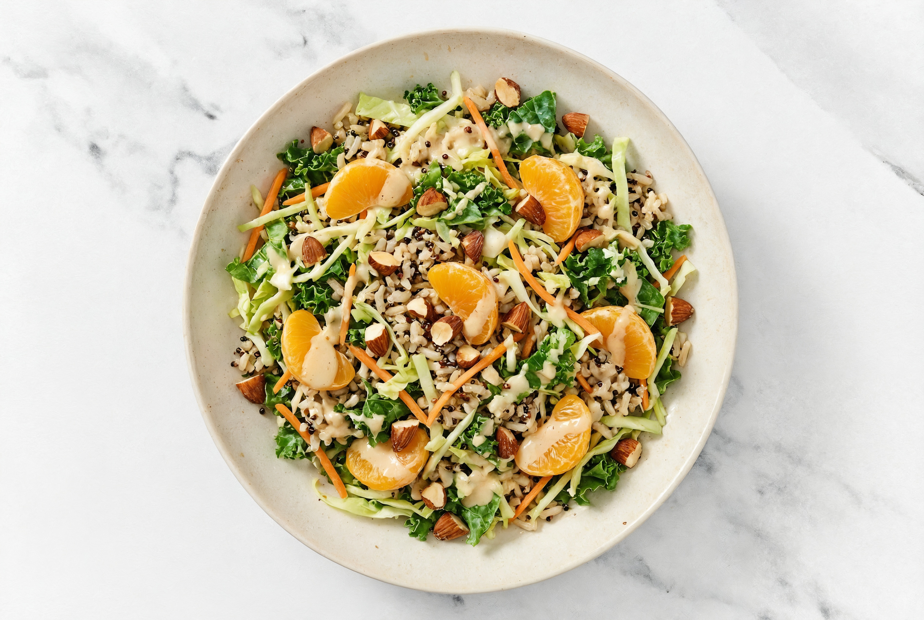 Citrus Miso Crunch Grain Salad Bowl