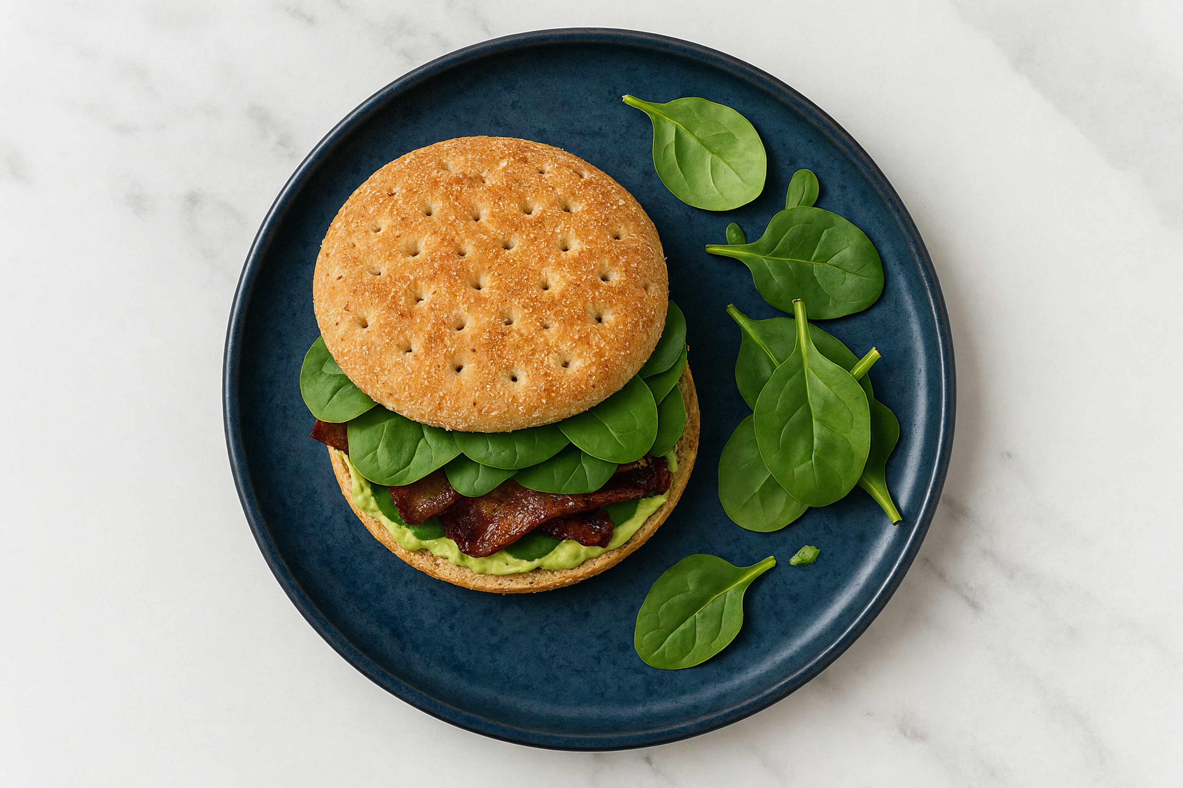 Dairy-Free Basil Cream Cheez + MyBacon Sandwich
