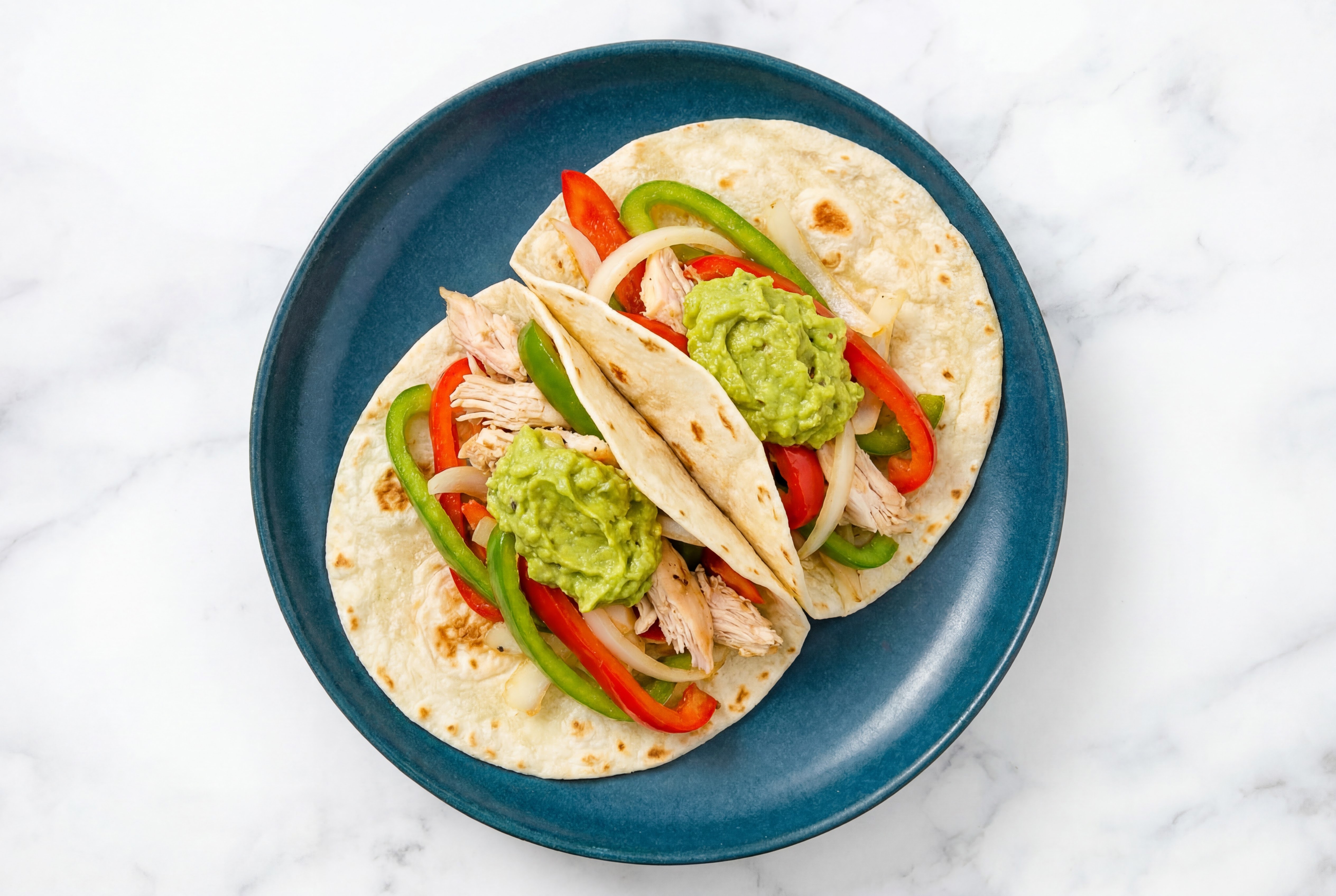Simple Chicken Fajitas + Guacamole