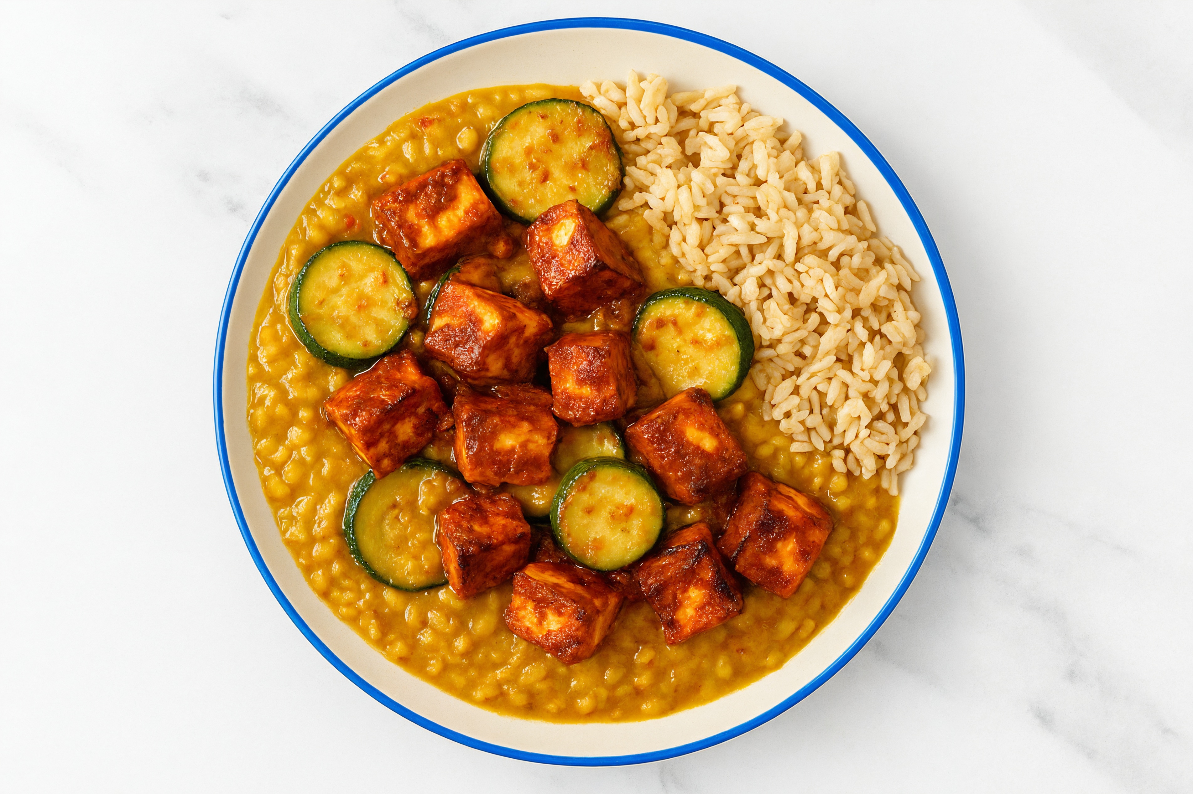 Paneer Tandoori Masala Coconut Rice
