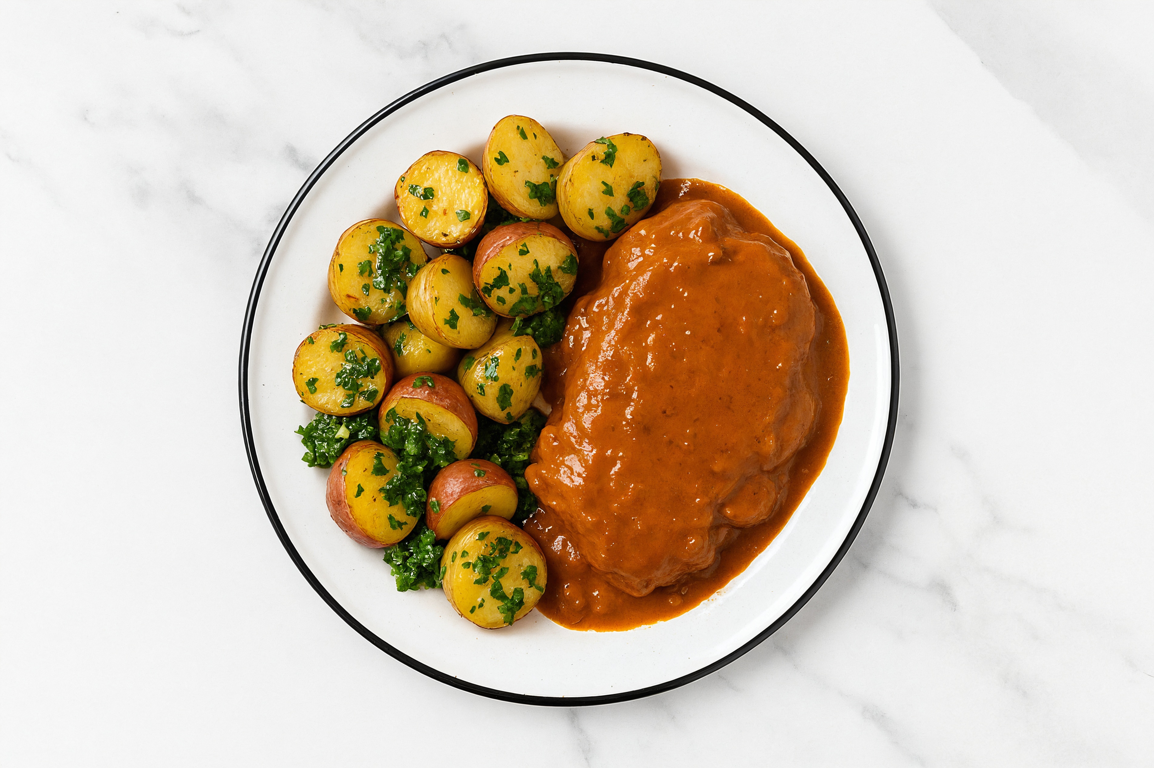 Easiest Chicken Tikka Masala + Green Chutney Roasted Potatoes