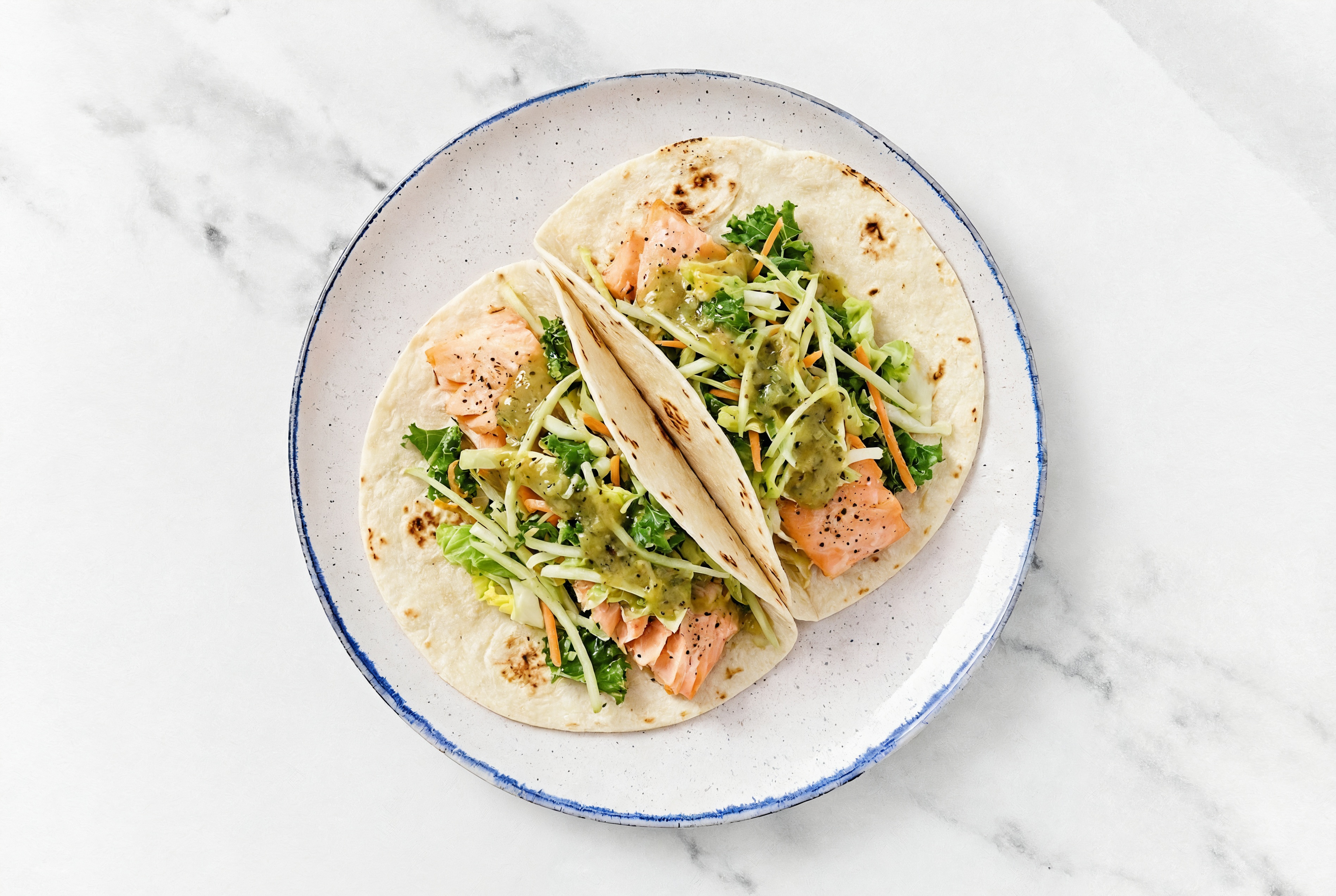  Green Chile Salmon Tacos