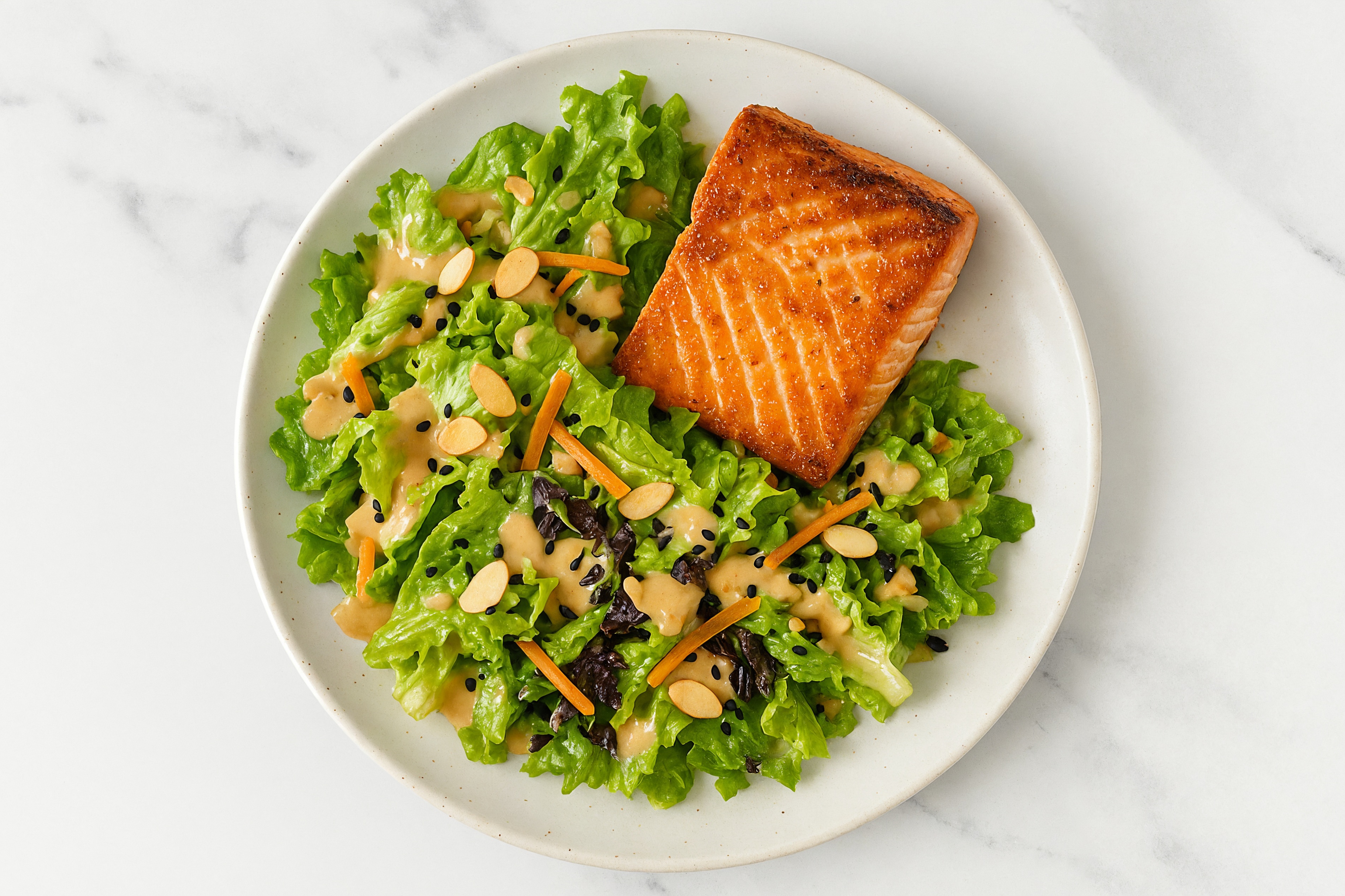 Wild Salmon Little Gem Salad