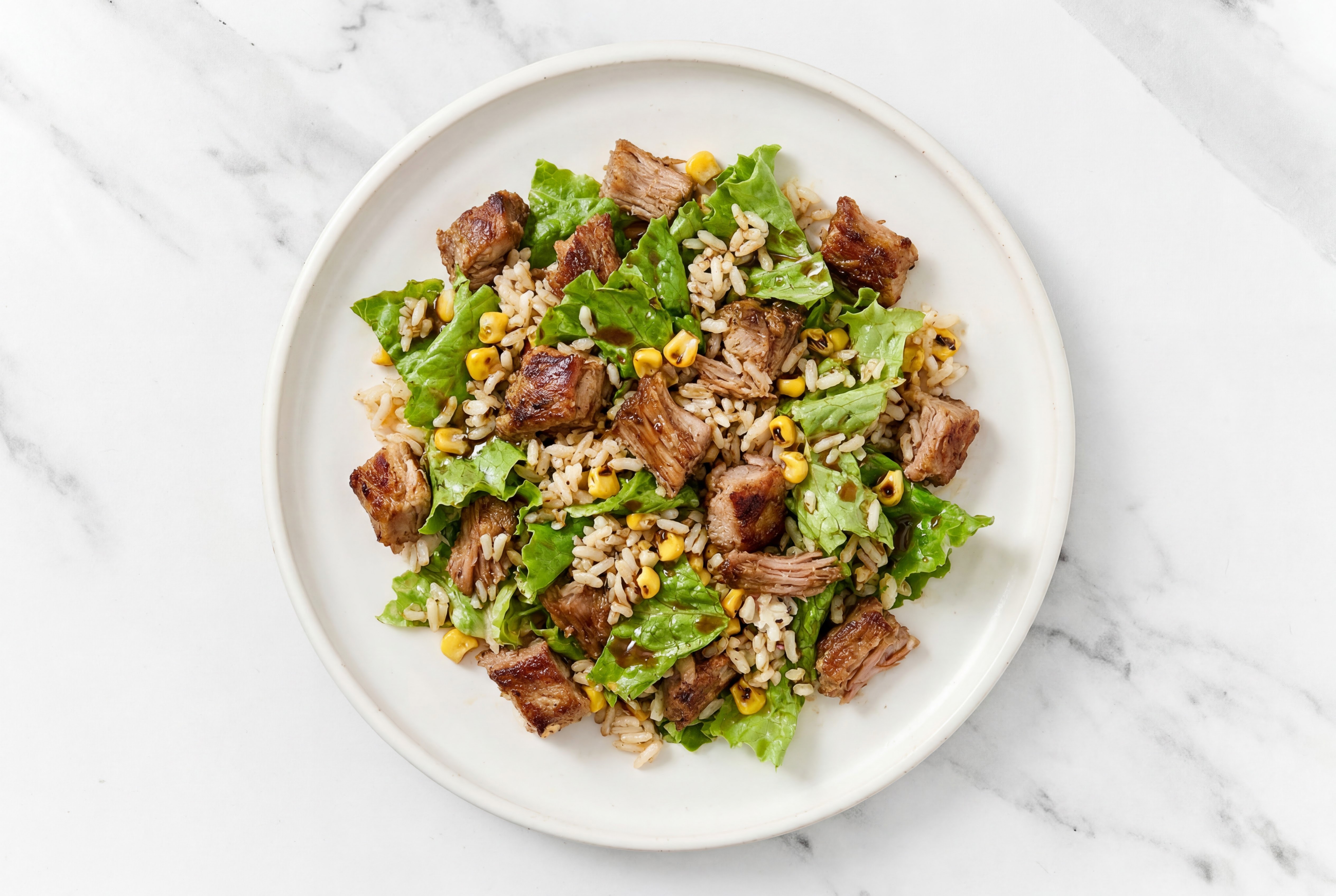Pork Carnitas + Street Corn Green Salad