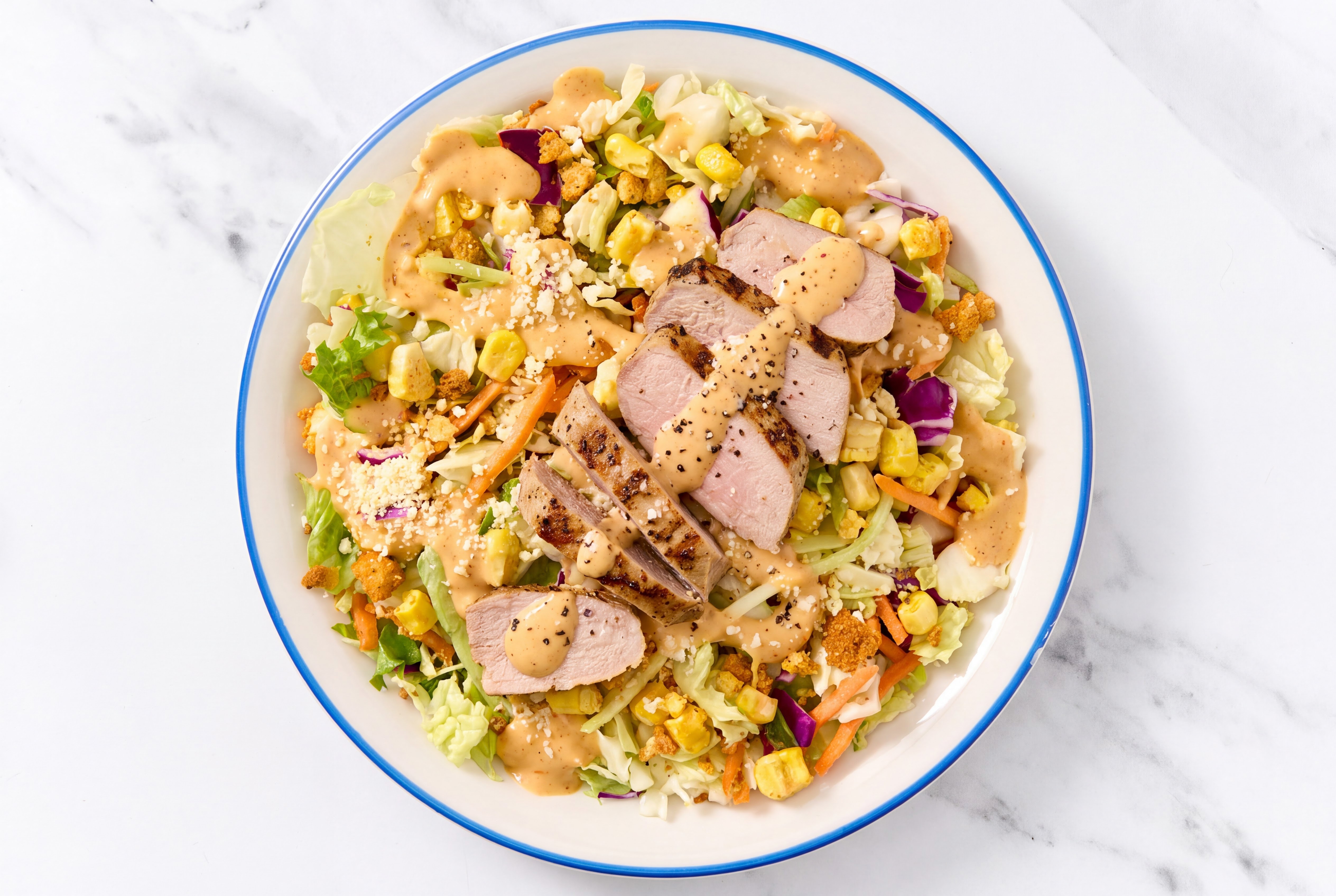 Pork Tenderloin Street Corn Salad