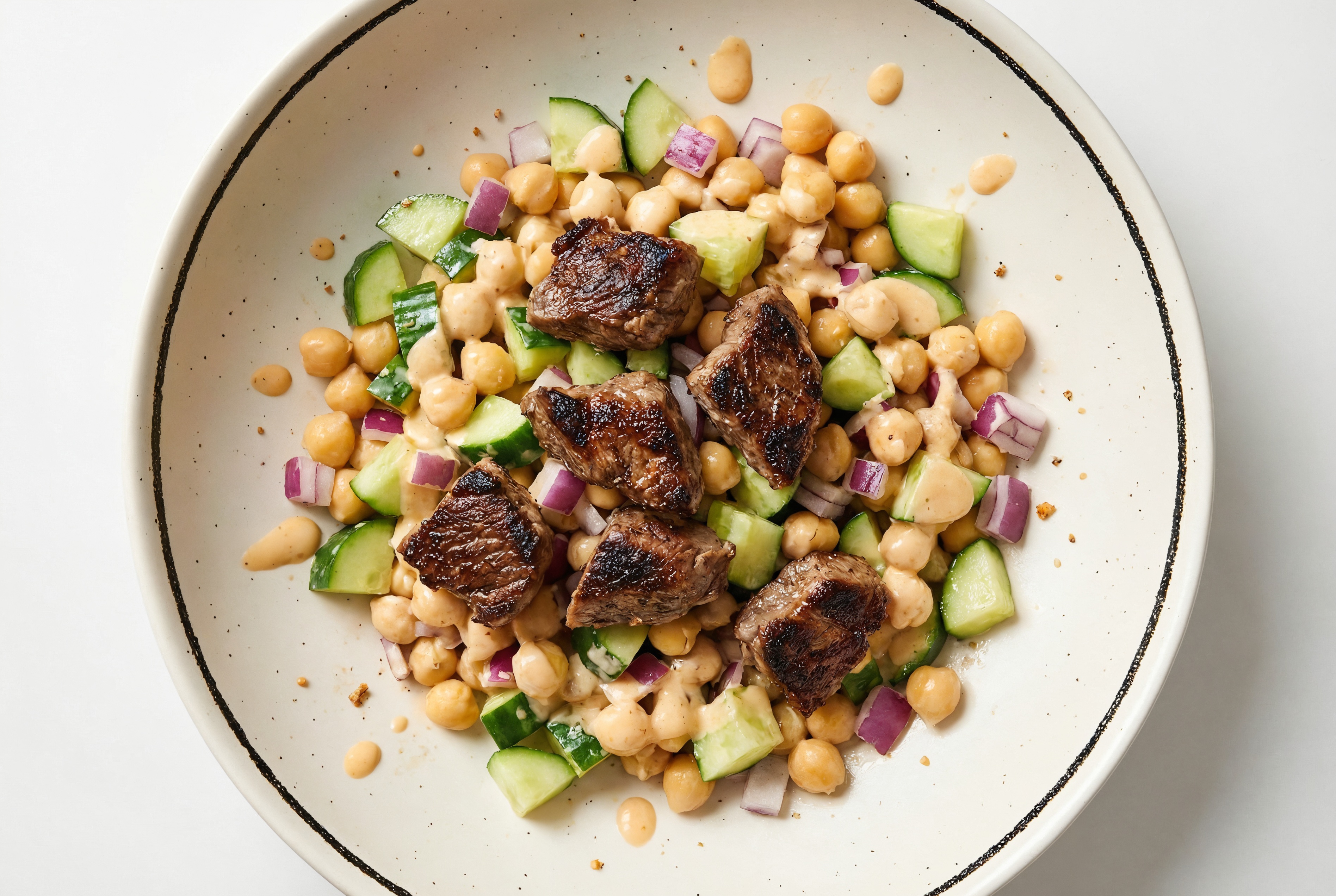 Chickpea + Lamb Salad