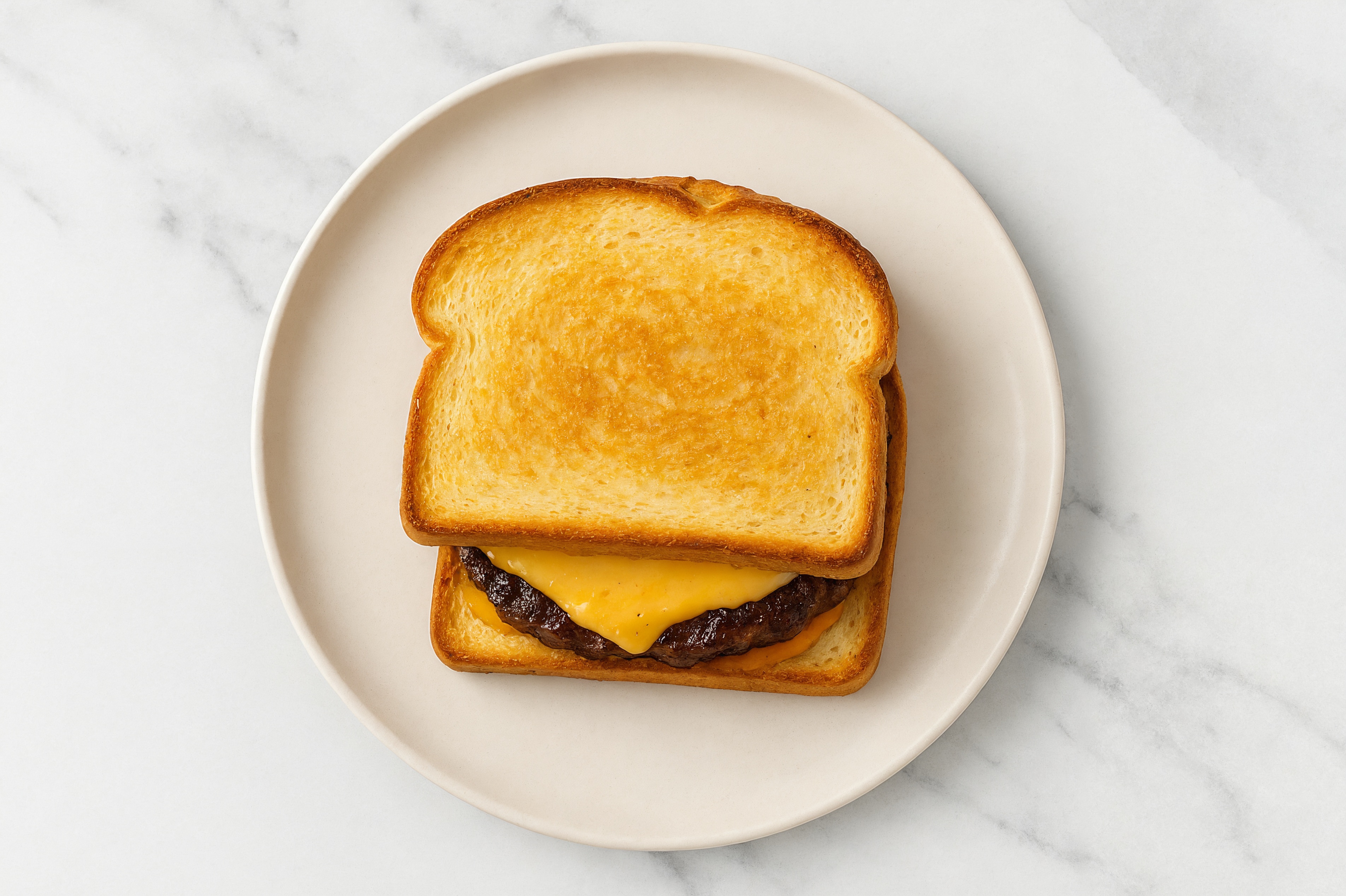 Gouda Wagyu Beef Burger on GF Bread with Smoky BBQ Sauce
