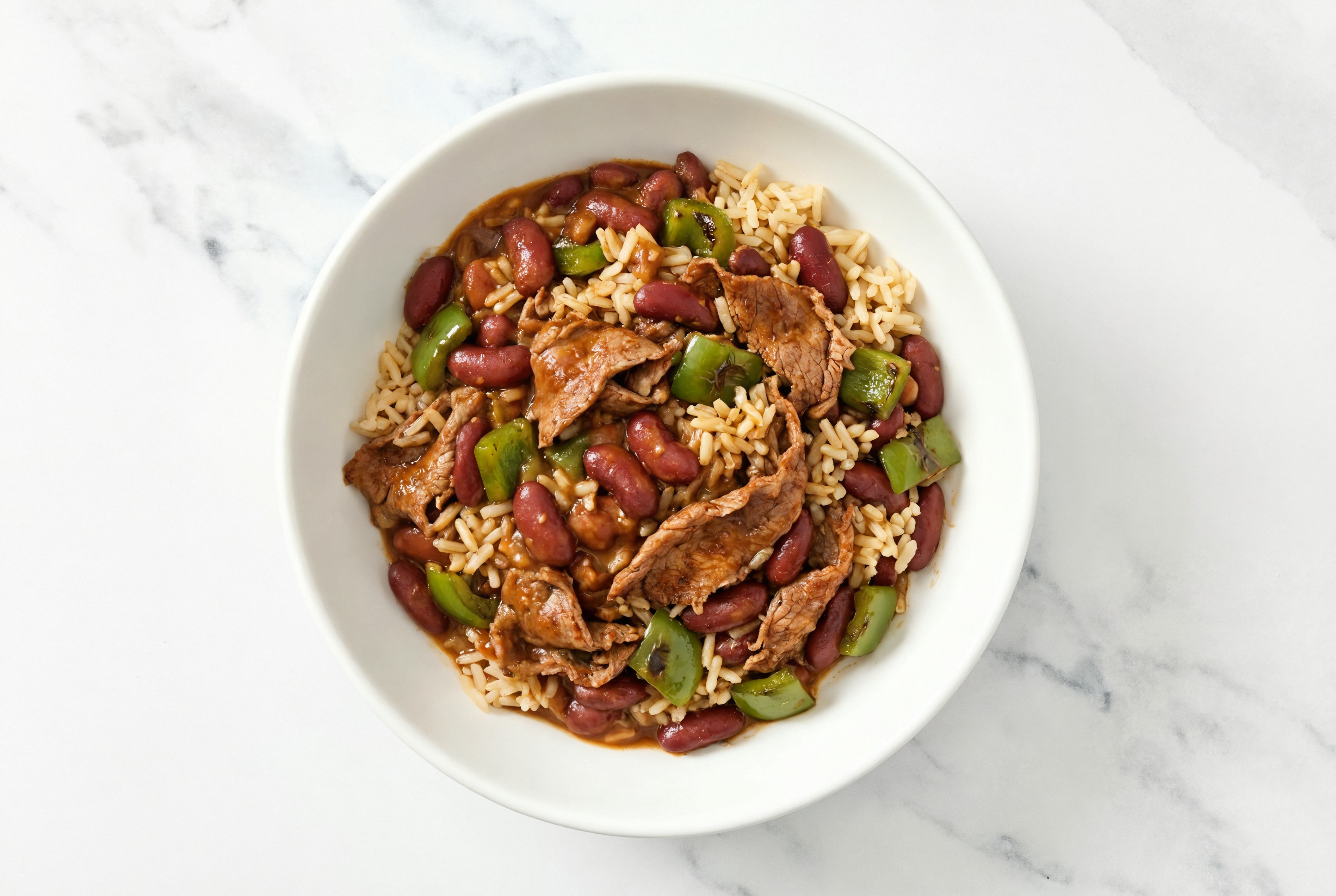 Creole Beefy Bean Bowl