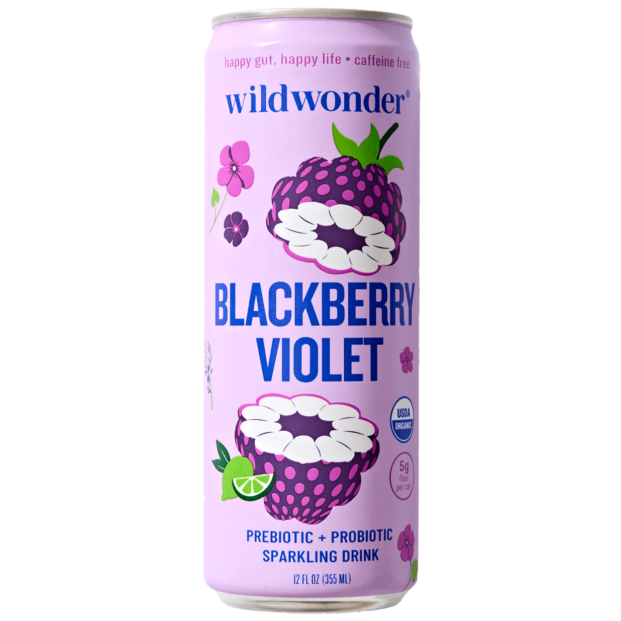 Violet Blackberry Prebiotic + Probiotic Sparkling Drink 2 of 2