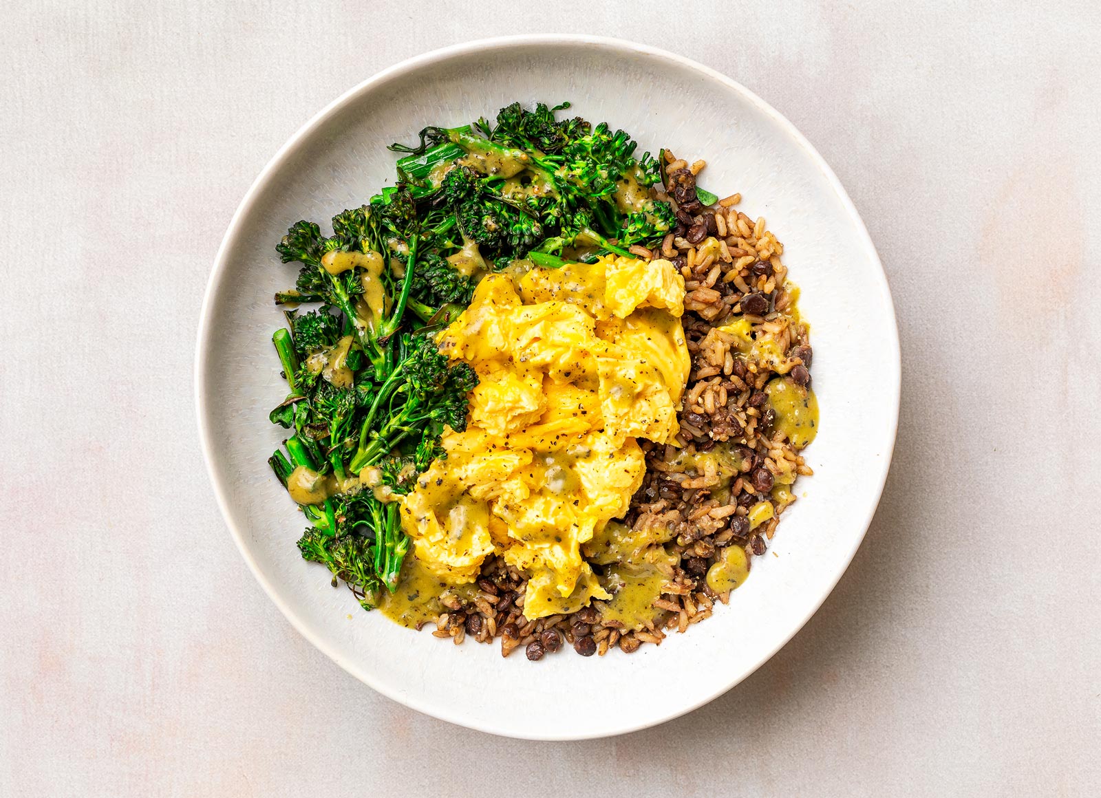 Green Chile Scrambled Eggs Protein Bowl