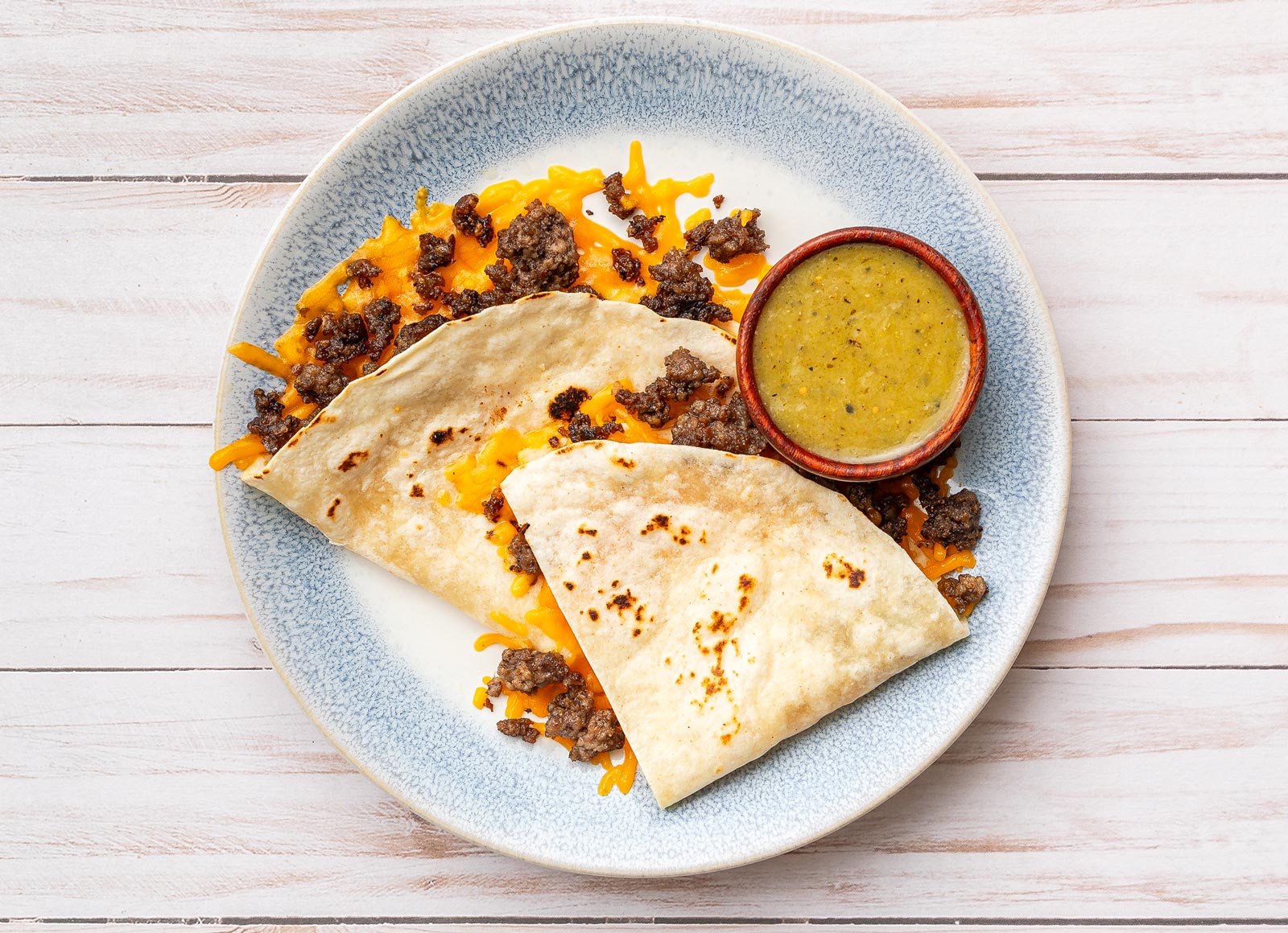  Spicy Beef Quesadillas