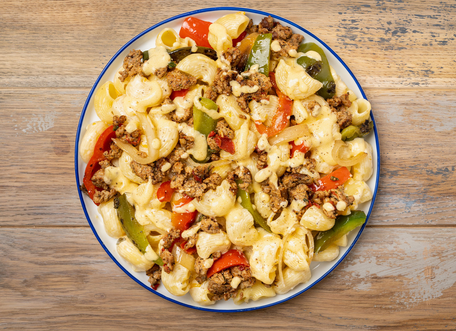 Creamy Tex-Mex Mac 'n Cheese with Classic Alfredo