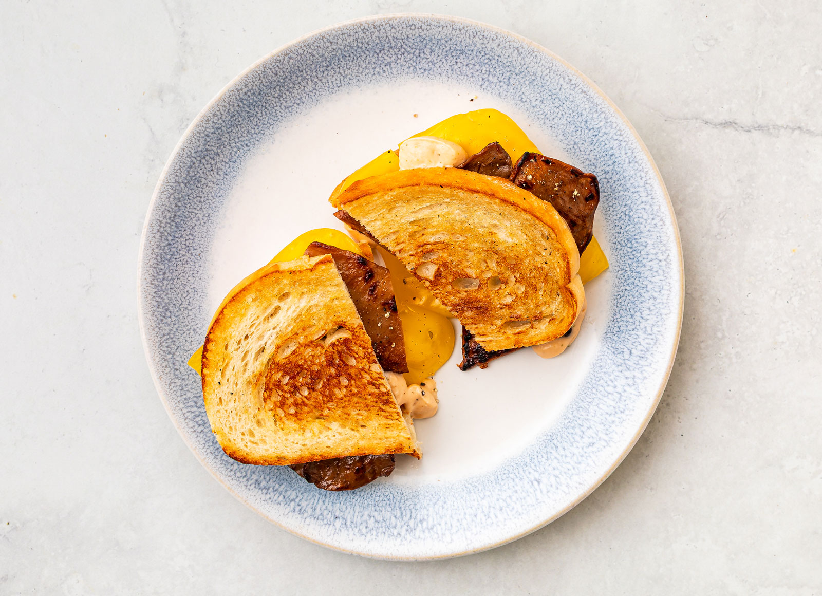 Awesome Vegan Bacon Grilled Cheese