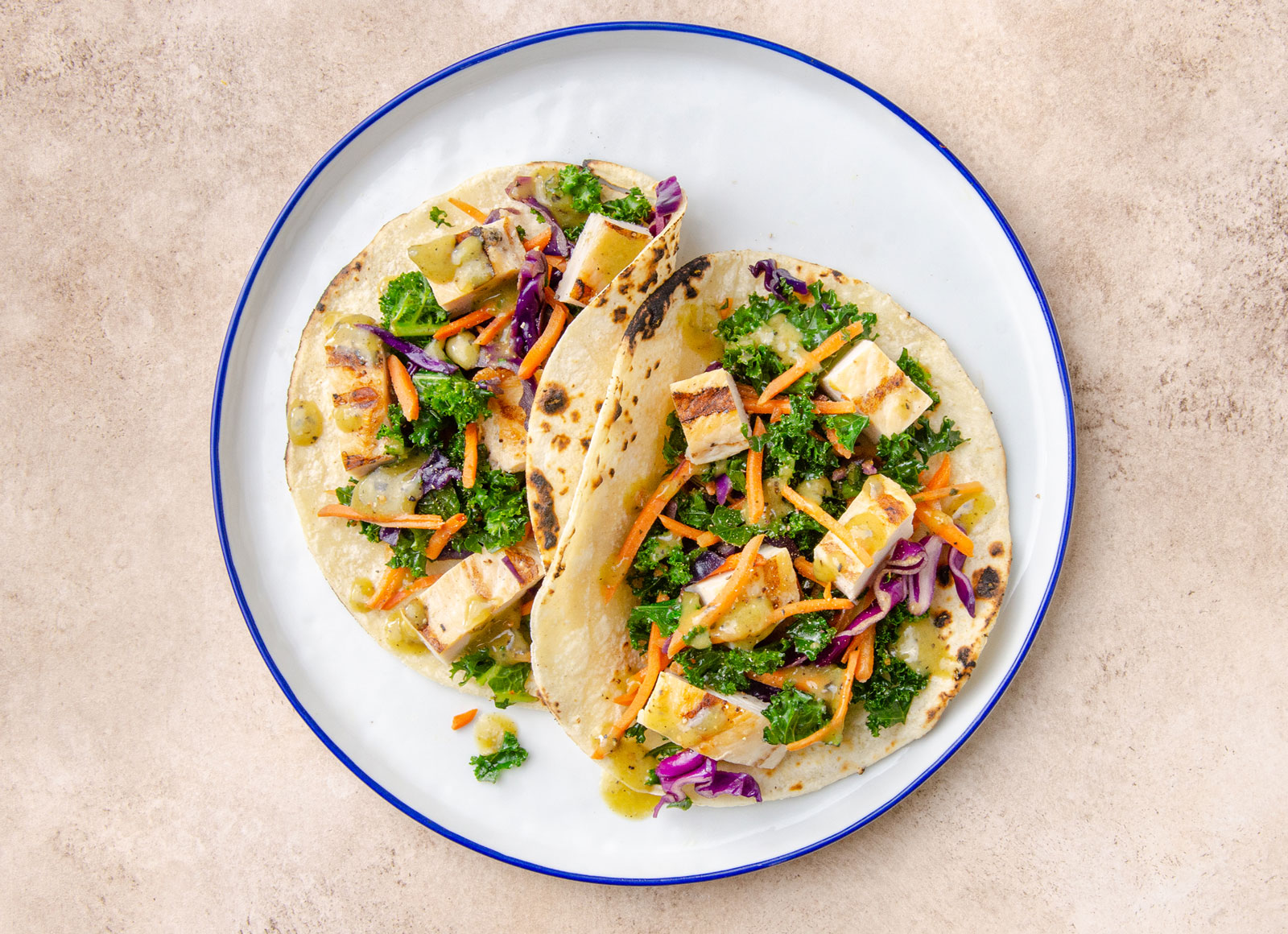 Green Chile Seasoned Grilled Chicken Breast Tacos