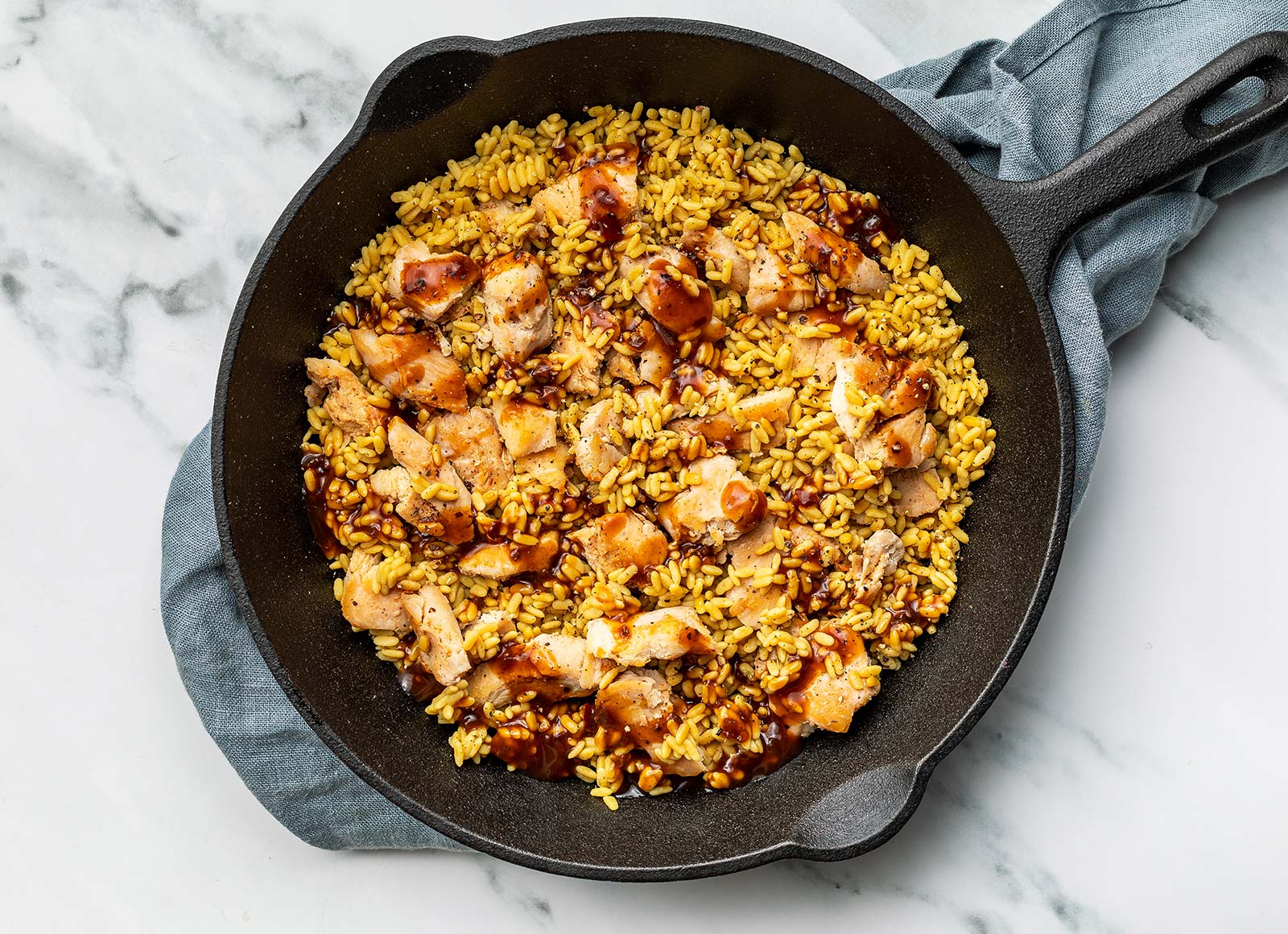 Korean BBQ Chicken + Cilantro Lime Rice | Hungryroot