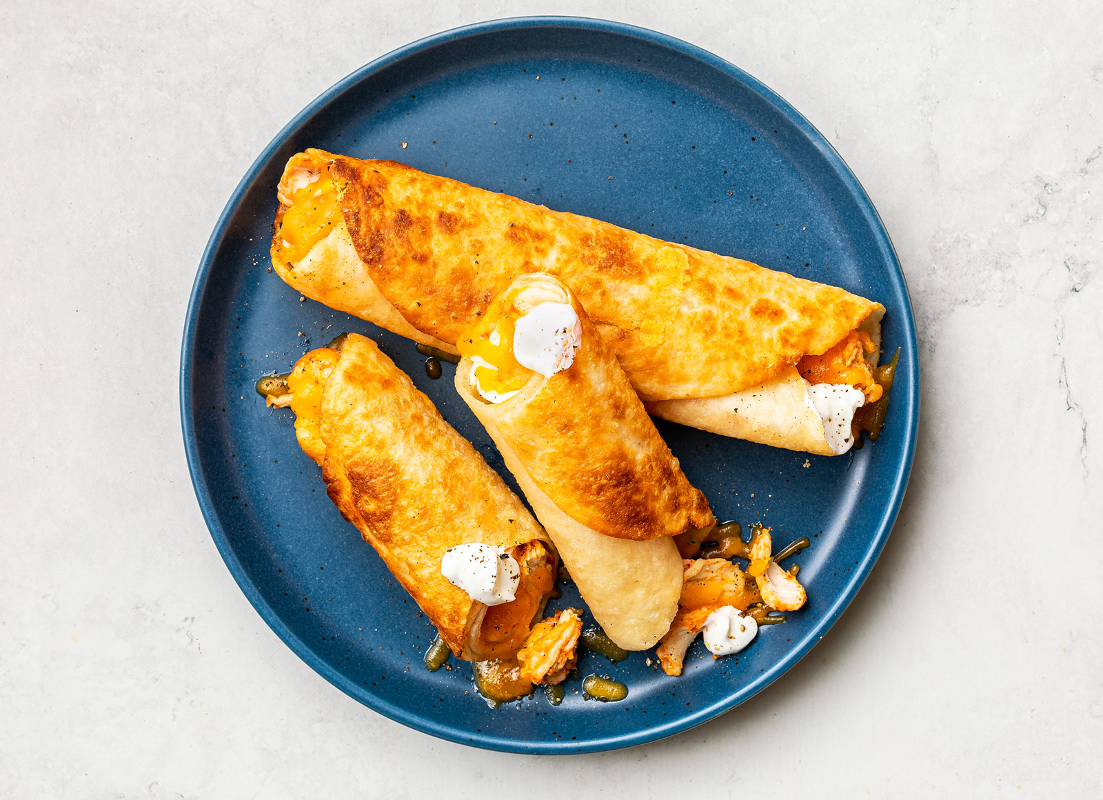 Creamy Chicken Taquitos