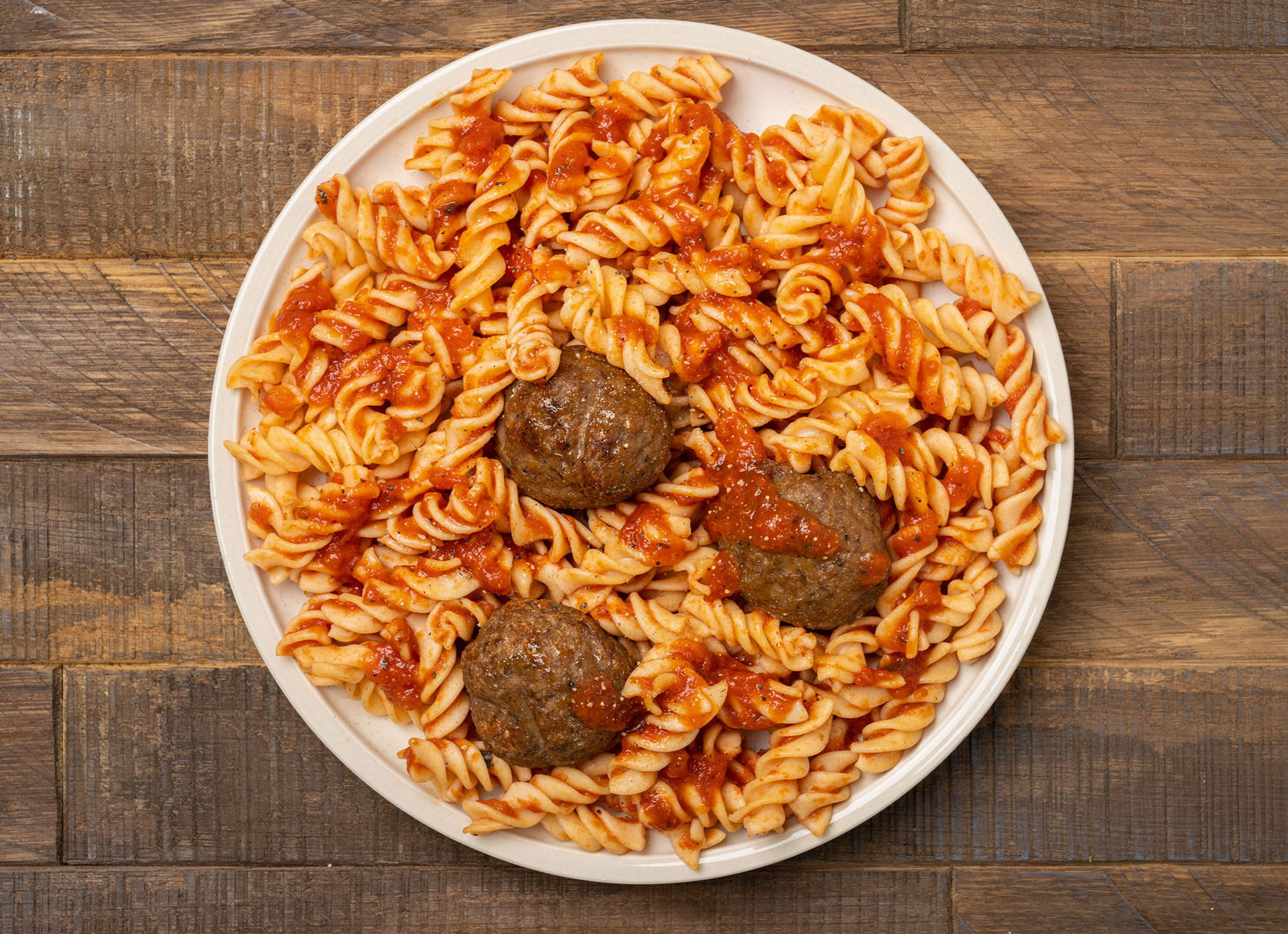 Marinara Fusilli 'n Meatballs