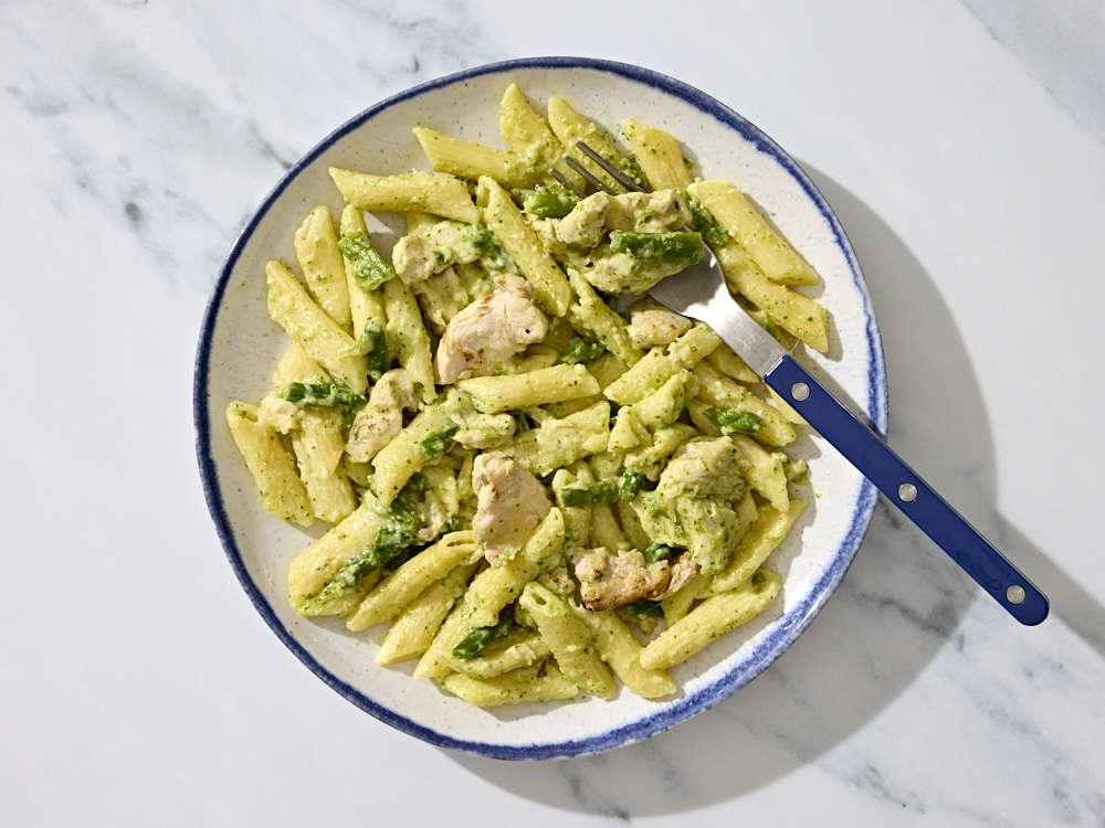 Herby Chicken + Penne Alfredo 1 of 2