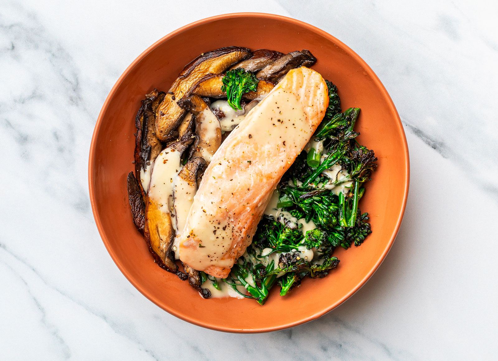 Umami-ful Salmon Veggie Bowl