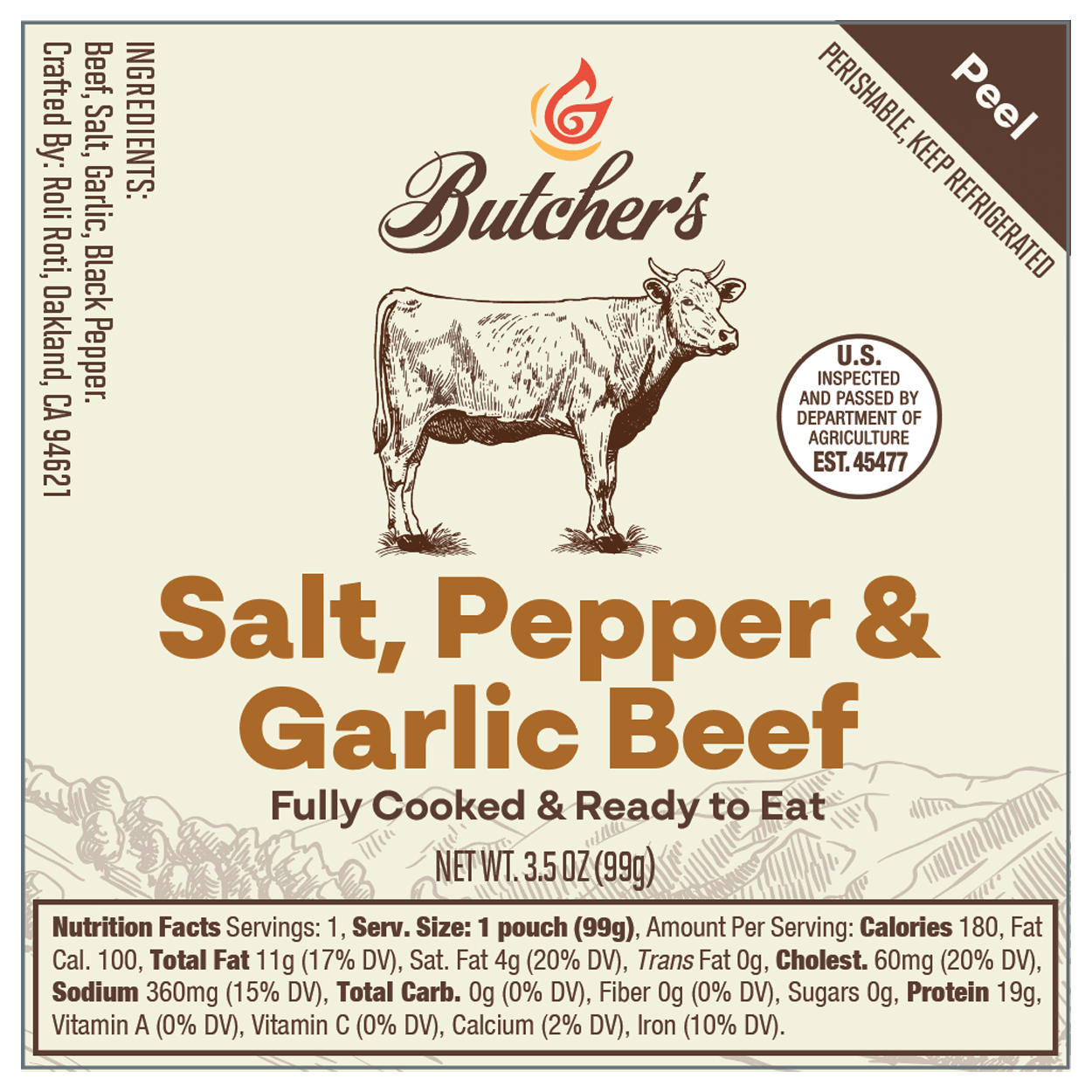 Salt and Pepper Beef (Small Size) 2 of 2