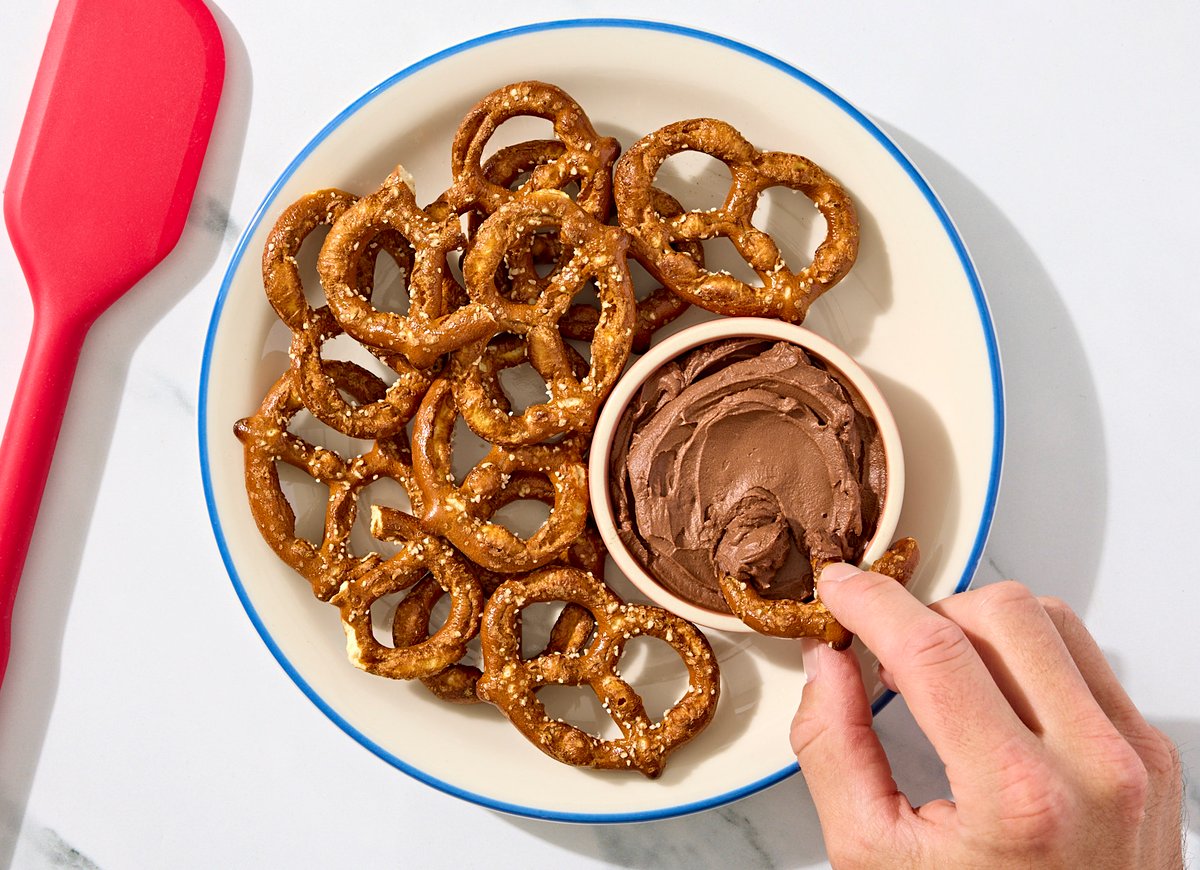 Pretzel + Chocolate Ganache Dipper Snacks