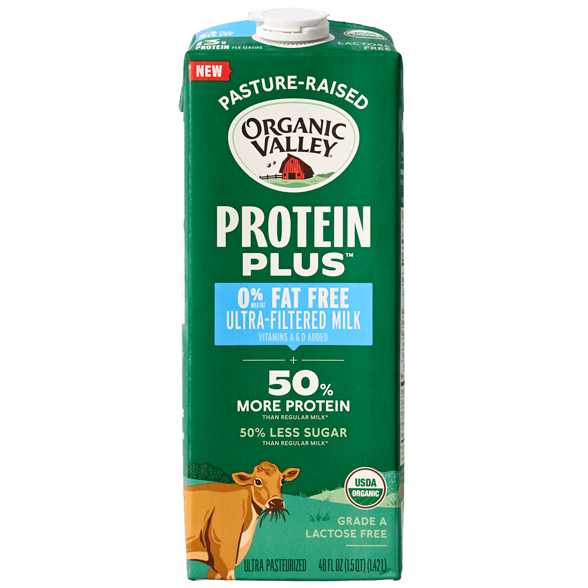 Protein Plus Organic Lactose Free Skim Milk 2 of 2