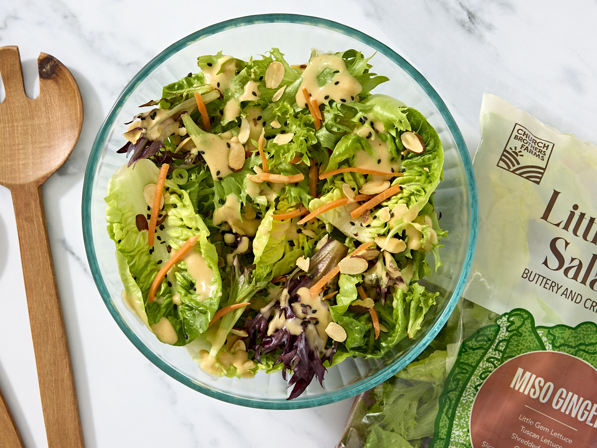 Little Gem Miso Ginger Salad Kit 1 of 2