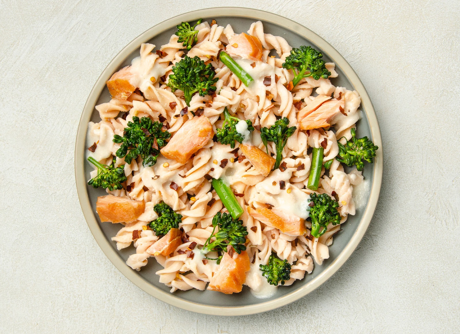 Creamy Salmon Fusilli