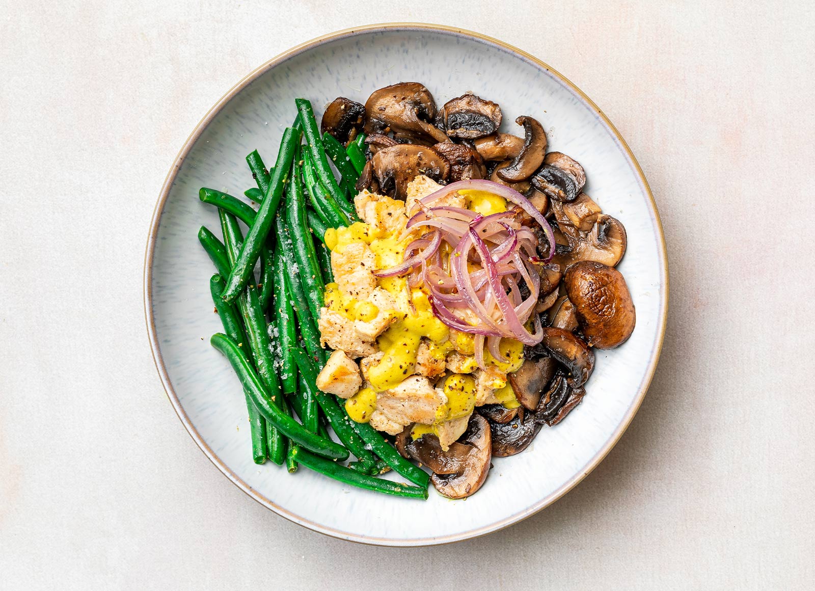 Thai Coconut Chicken + Roasted Mushrooms