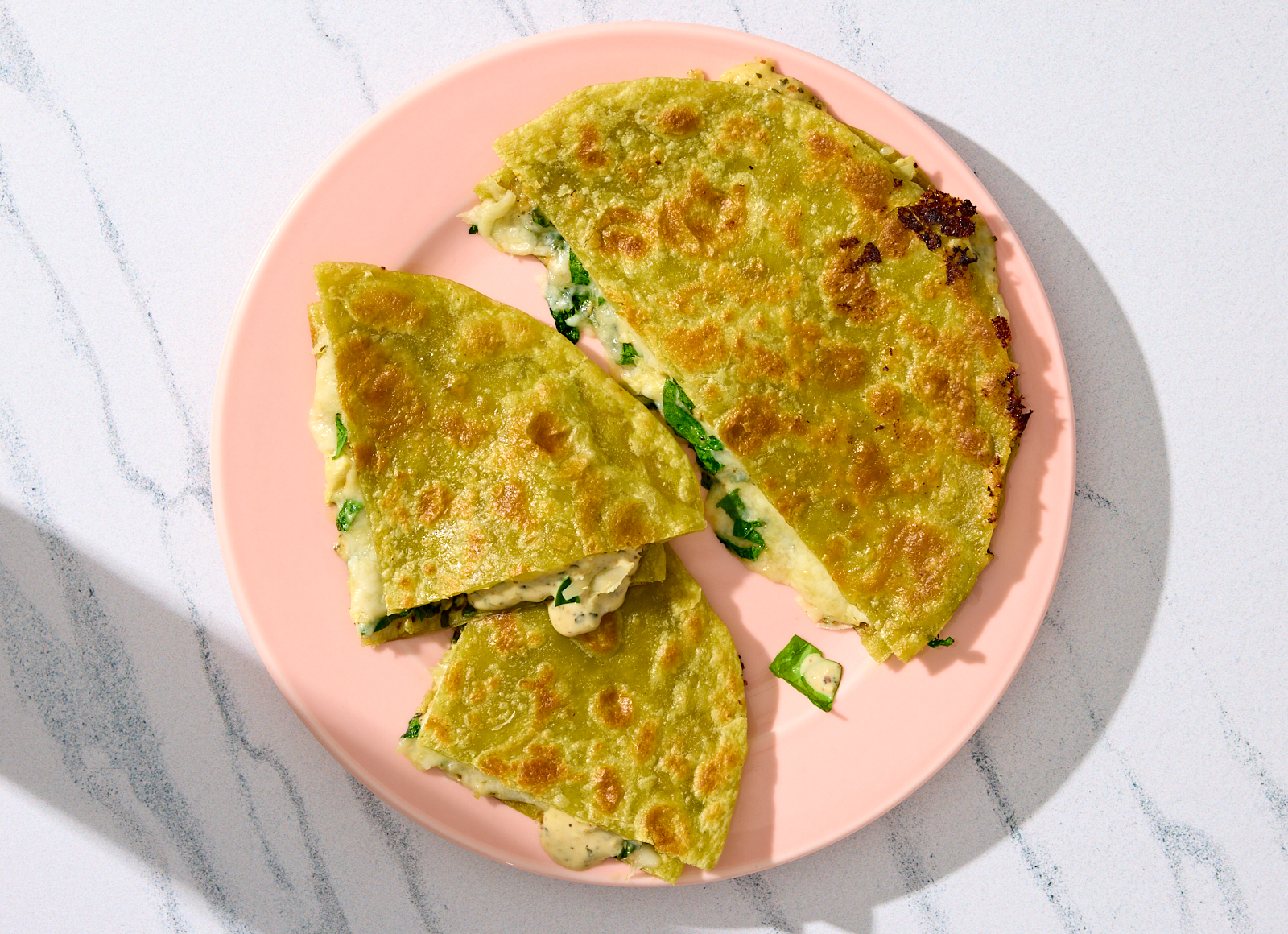 Spinach Artichoke Quesadilla