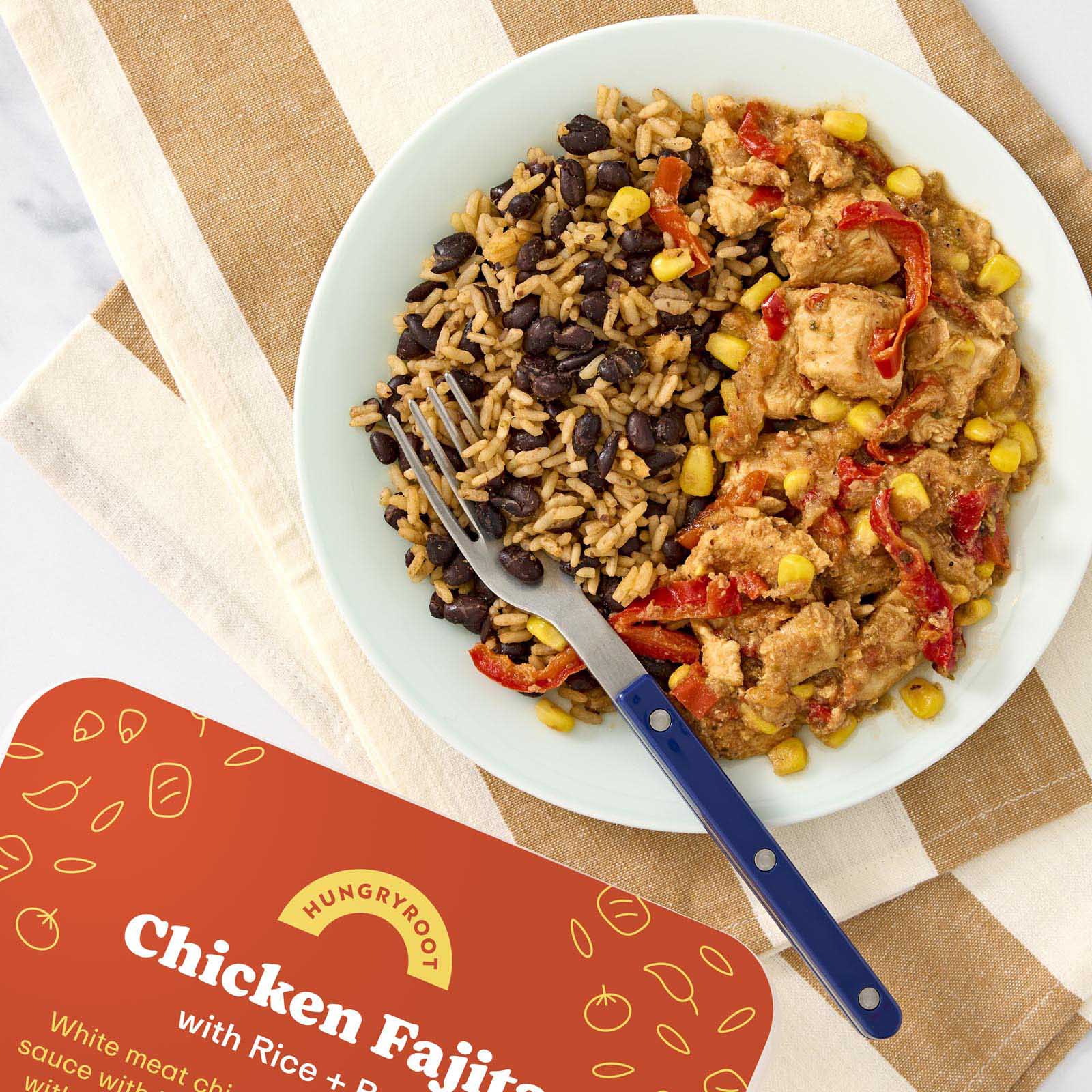Chicken Fajita with Rice + Beans 1 of 2
