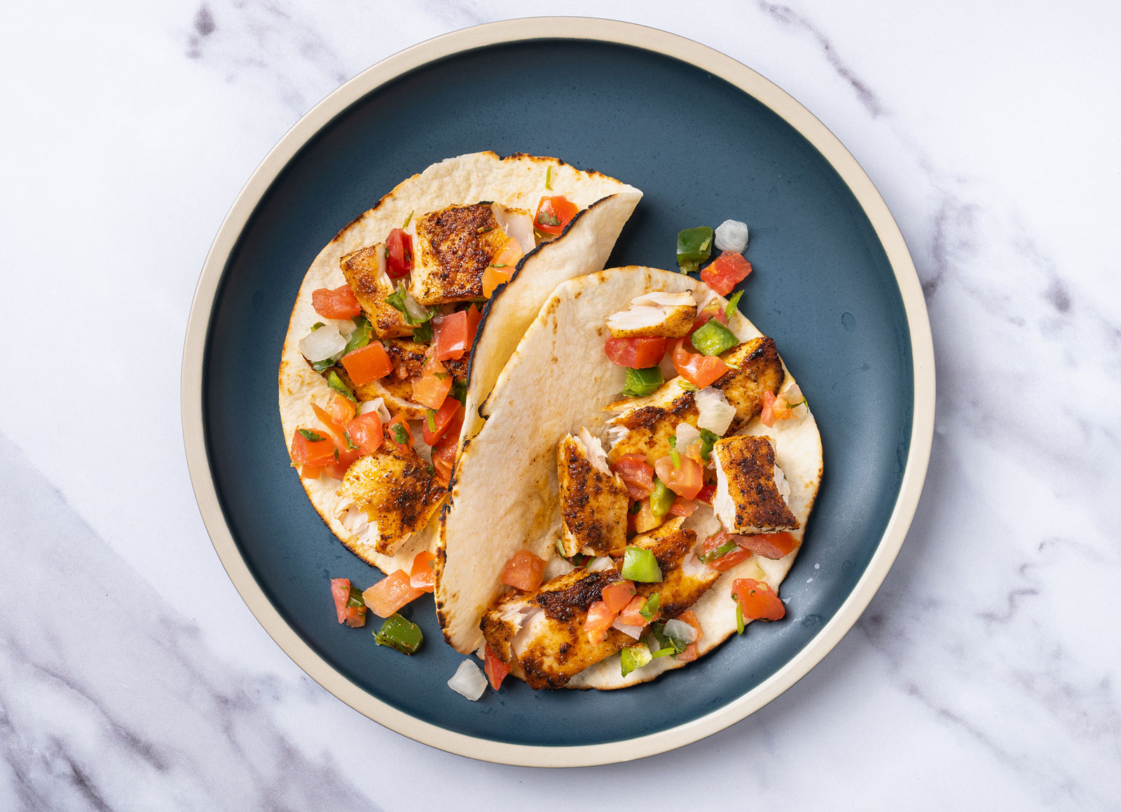 Fish Tacos with Salsa