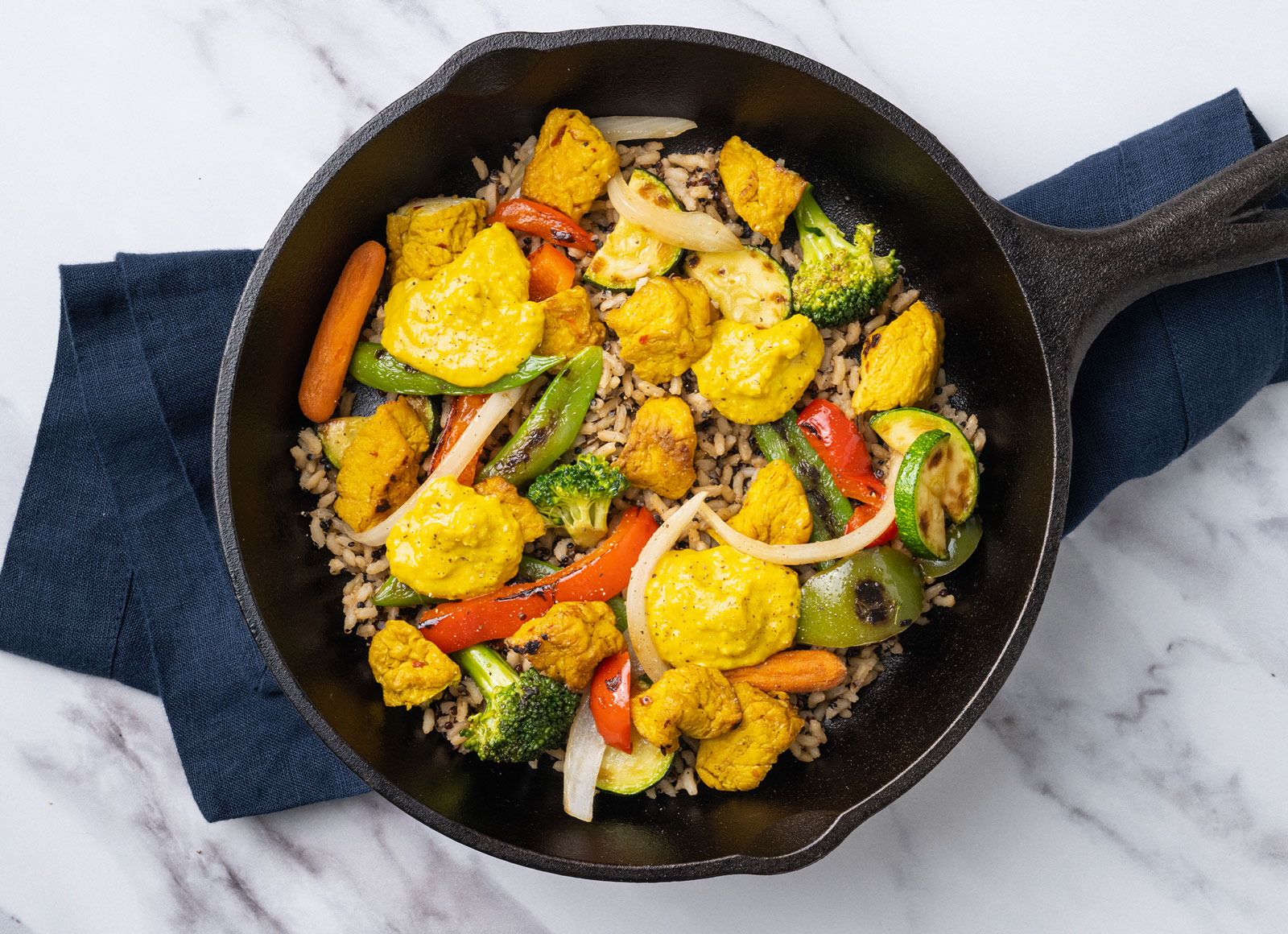 Tropical Tofu + Veggie Stir-Fry