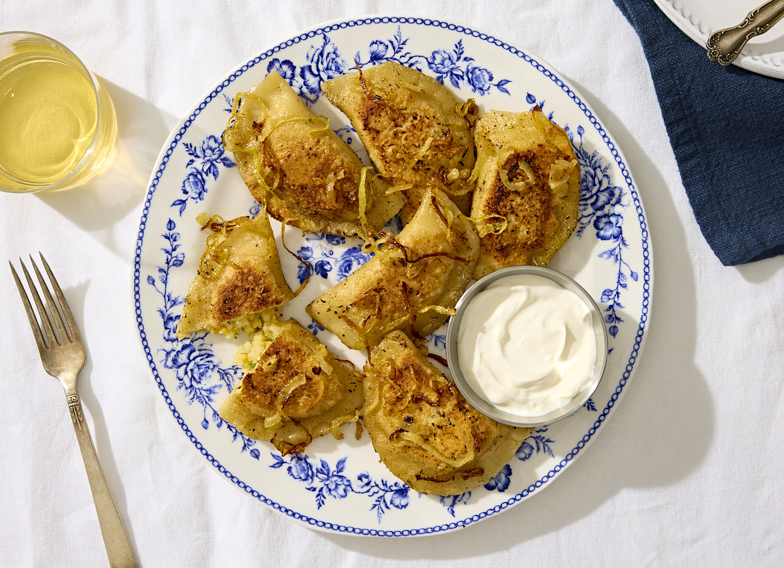 Chef's Cheddar + Potato Pierogies with Caramelized Onions