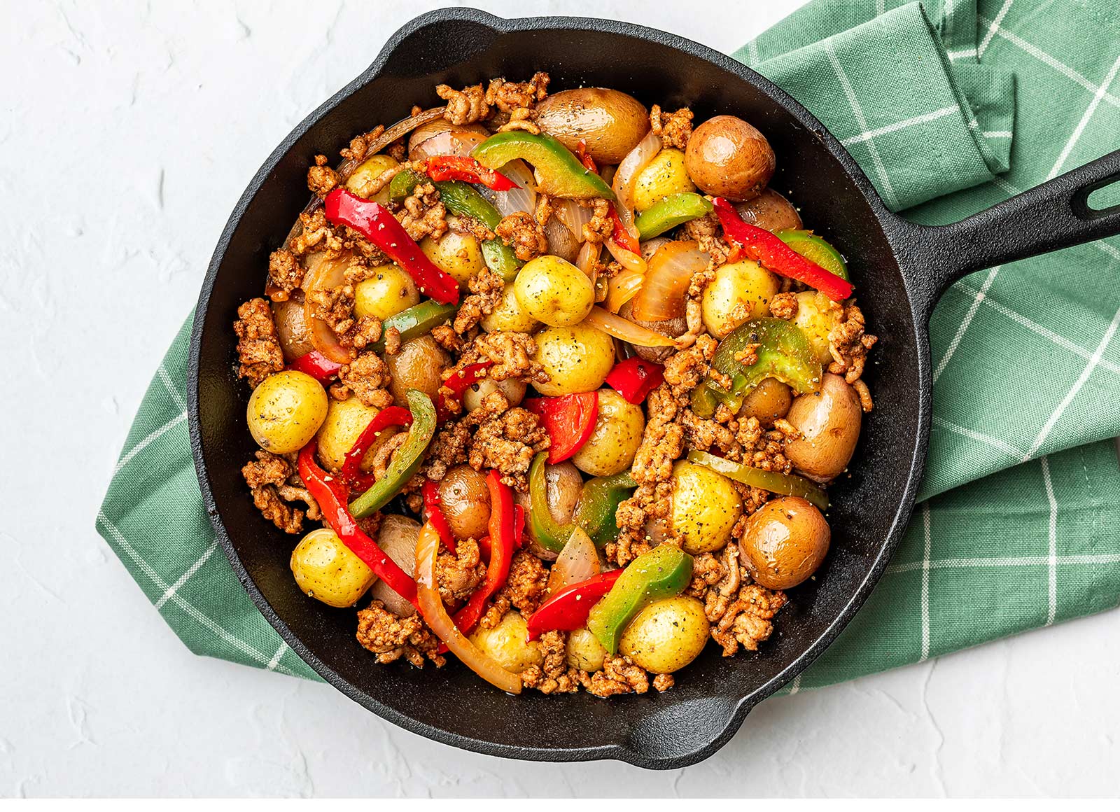 Lean Turkey + 'Tater Skillet