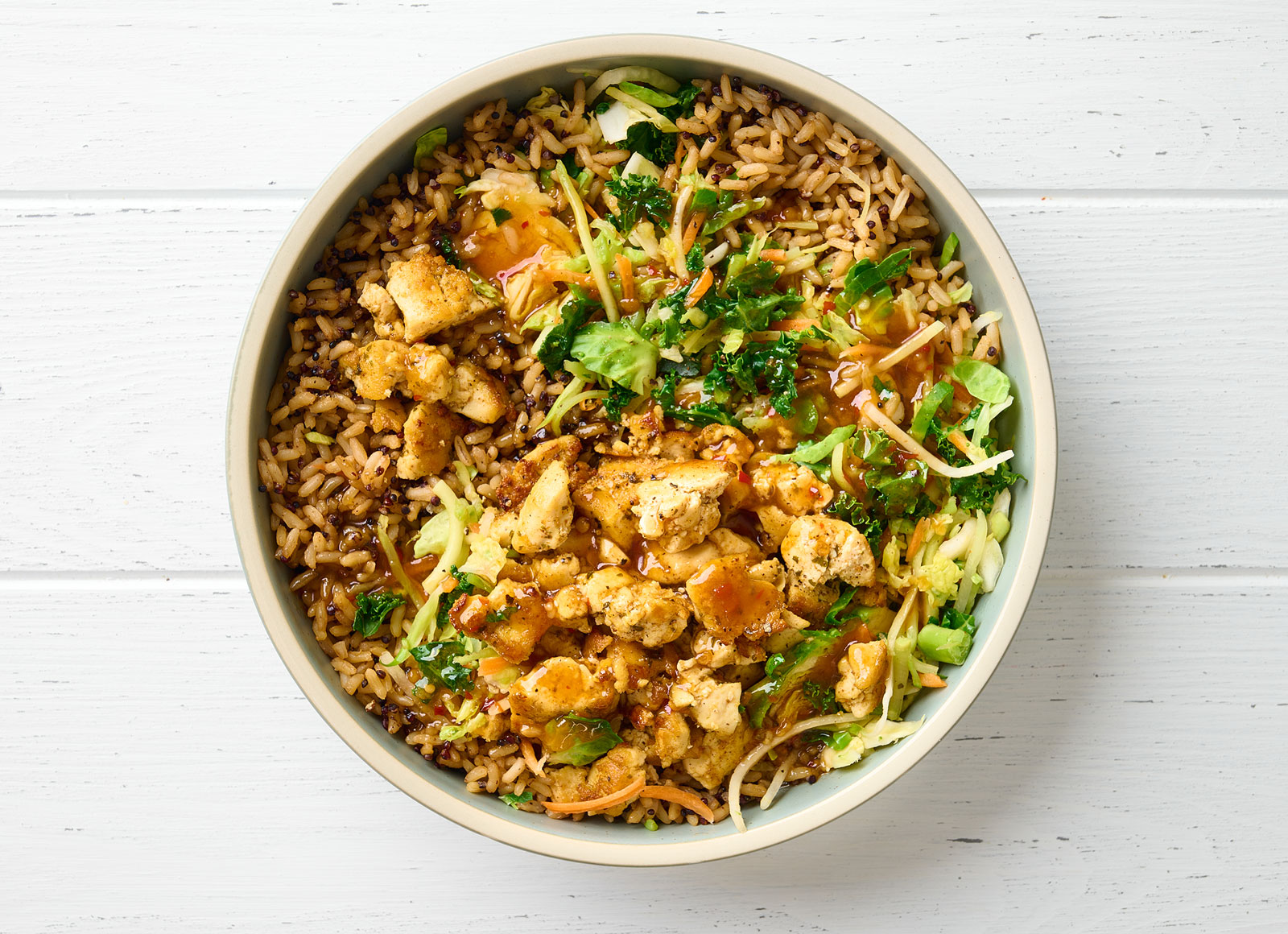 Super Savory Ginger Tofu Rice Bowl
