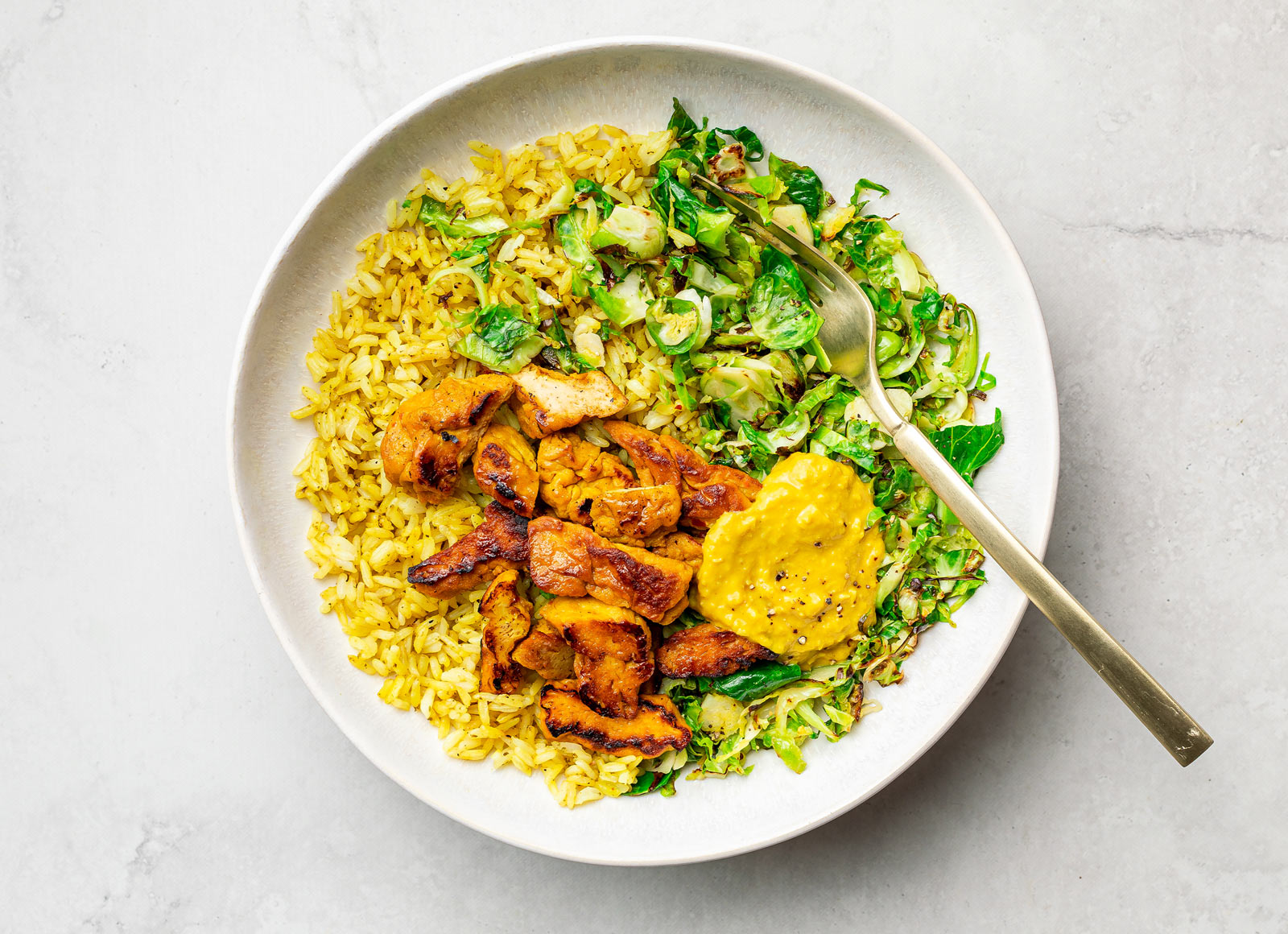 Curry Lemongrass Tofu Jasmine Rice Bowl