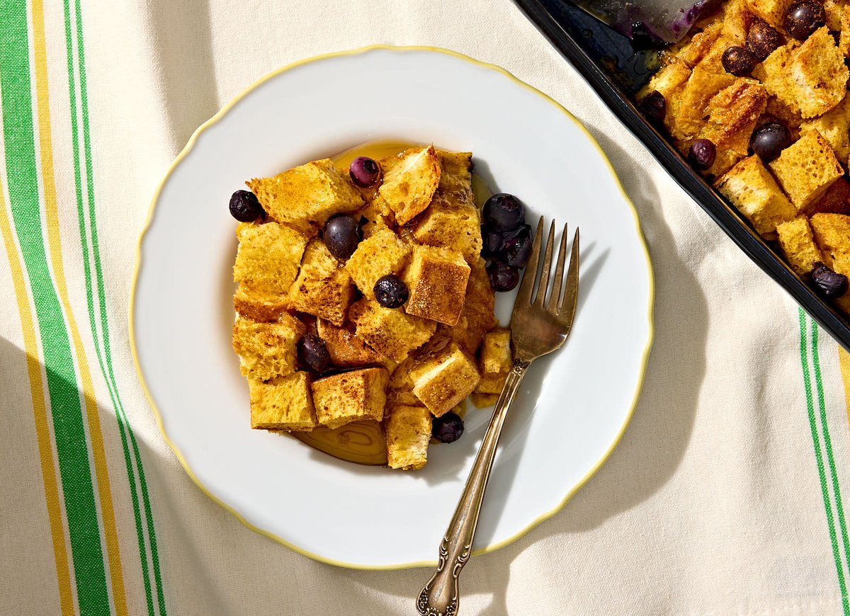 Blueberry French Toast Casserole