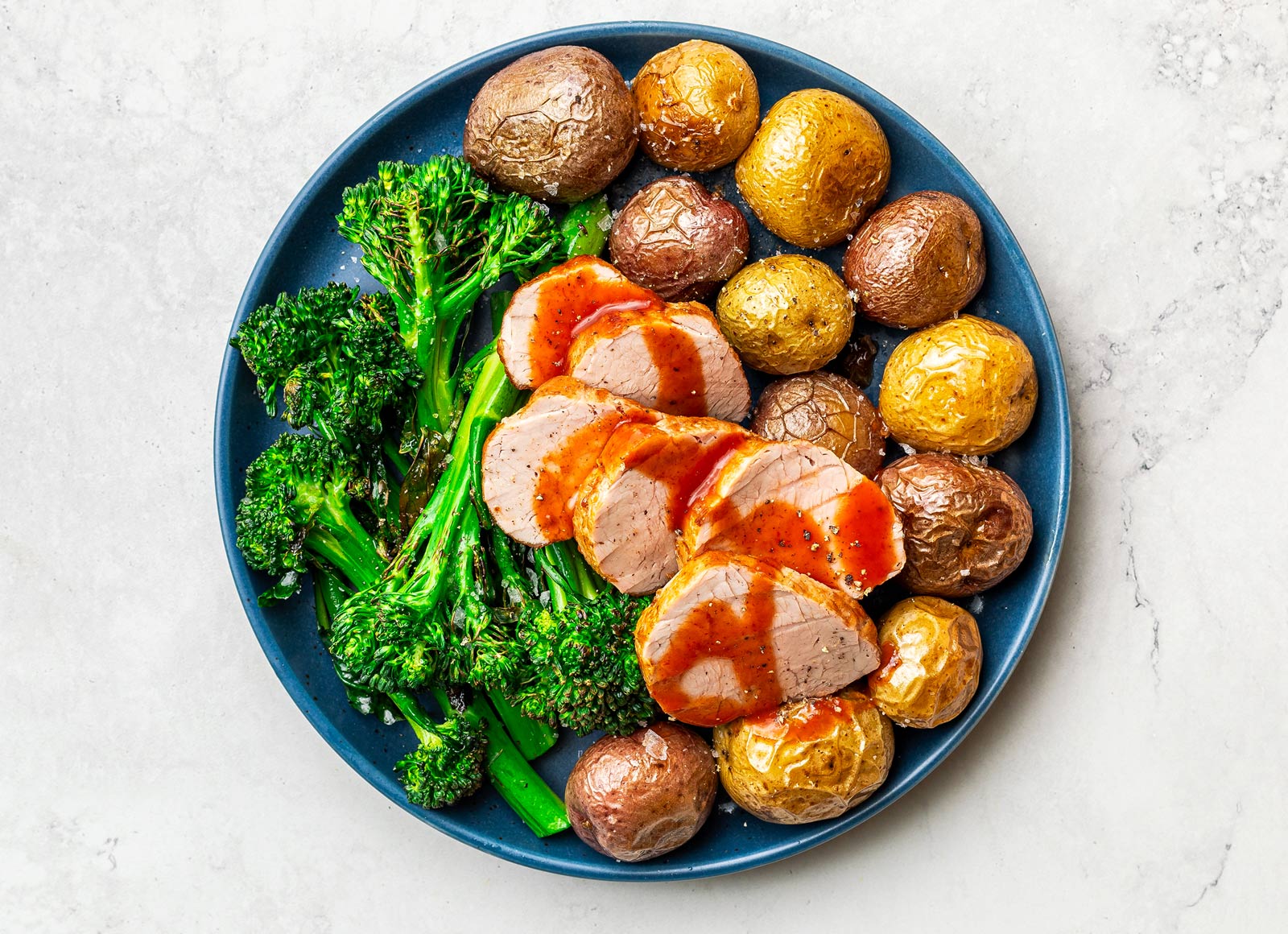 BBQ Pork Tenderloin + Roasted Potatoes with Original BBQ
