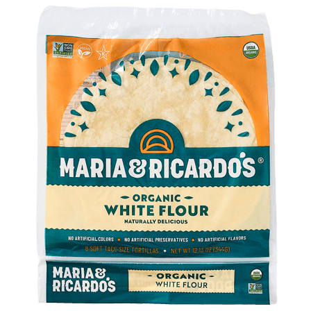 Organic White Flour Tortillas 2 of 2