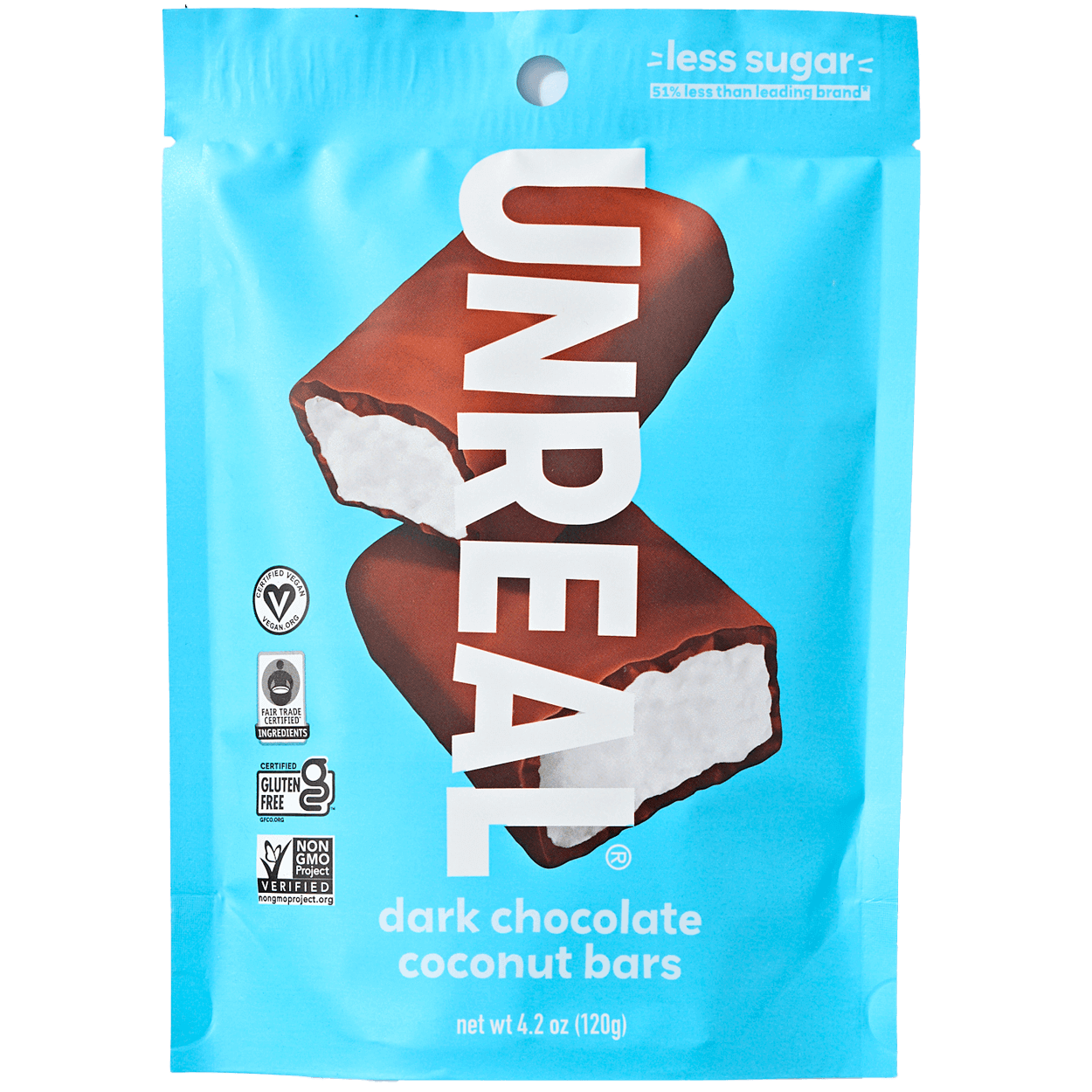 Gluten Free Dark Chocolate Coconut Bars 8 pack 2 of 2