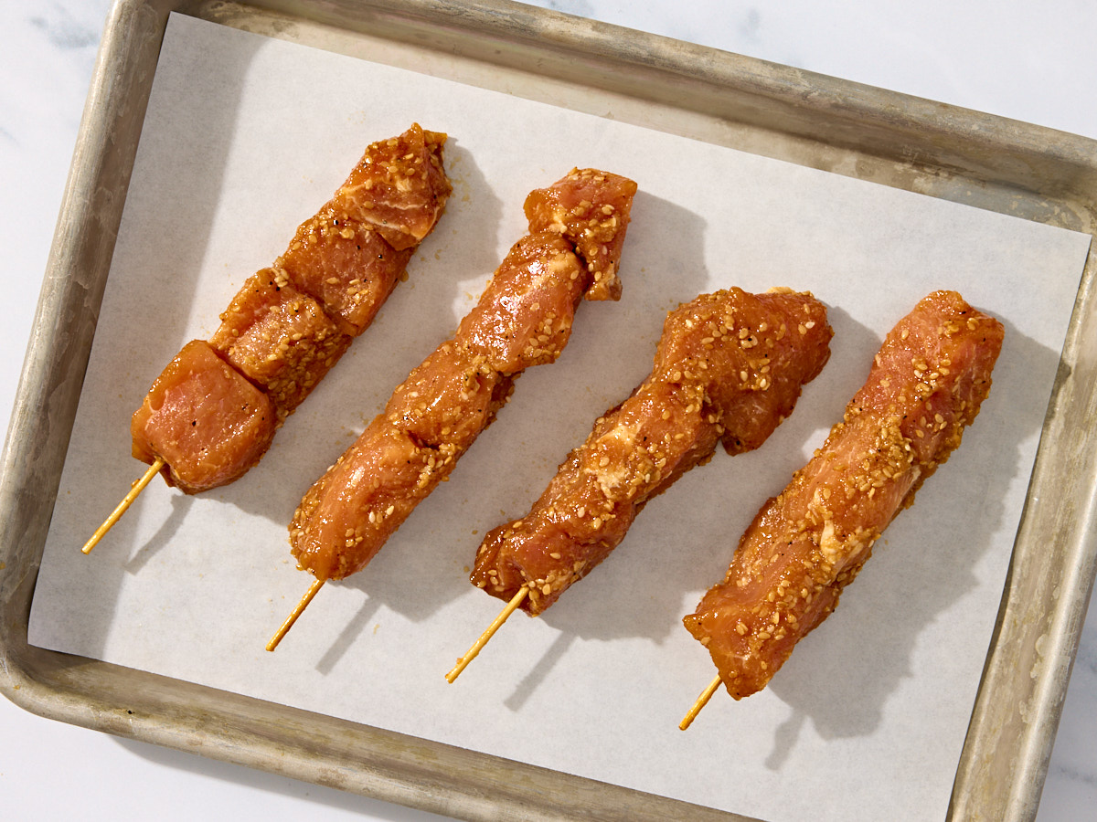 Korean Pork Kebabs 1 of 2