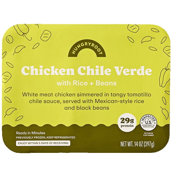 Chicken Chile Verde With Rice + Beans 2 of 2