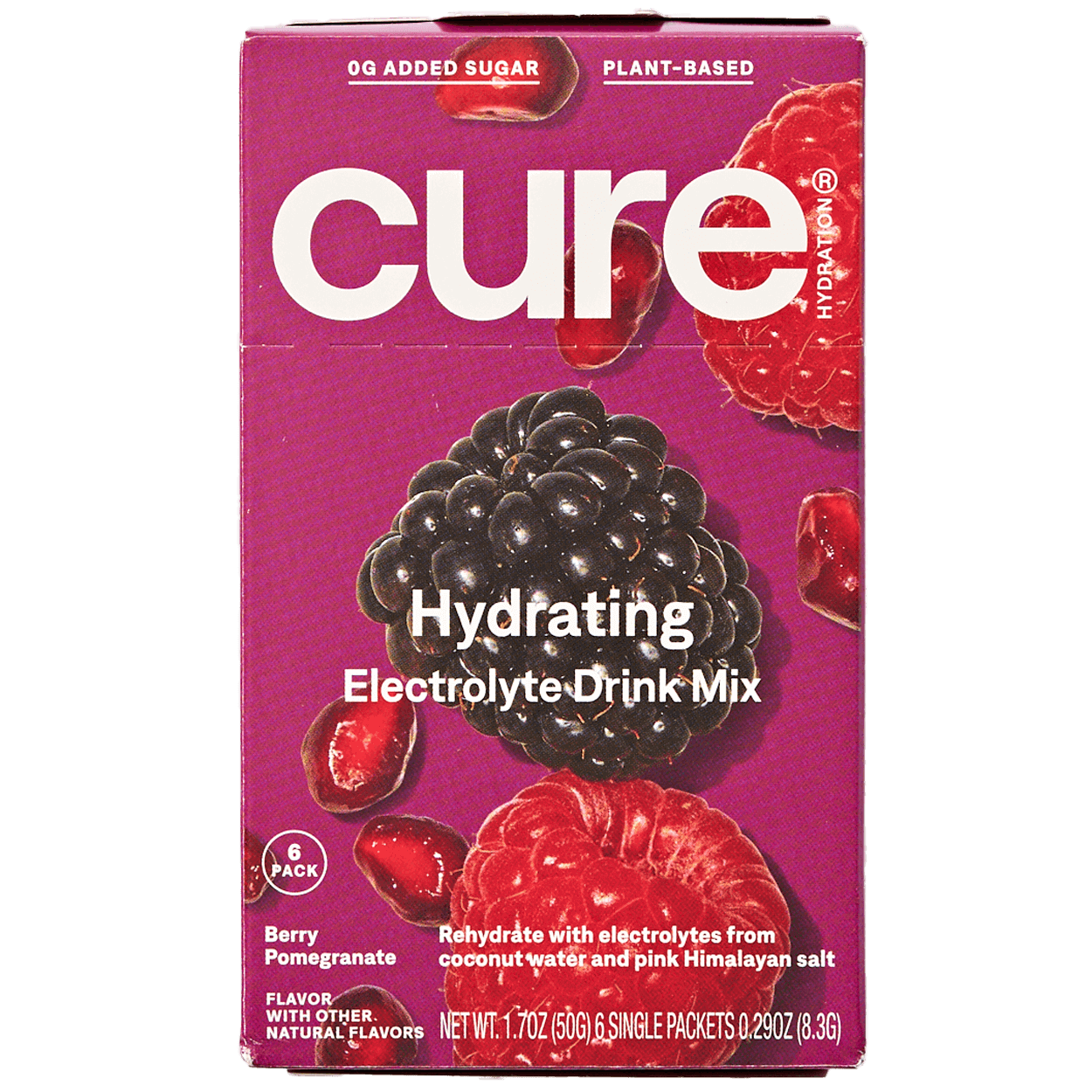 Berry Pomegranate Electrolyte Drink Mix 6 Pack 2 of 2