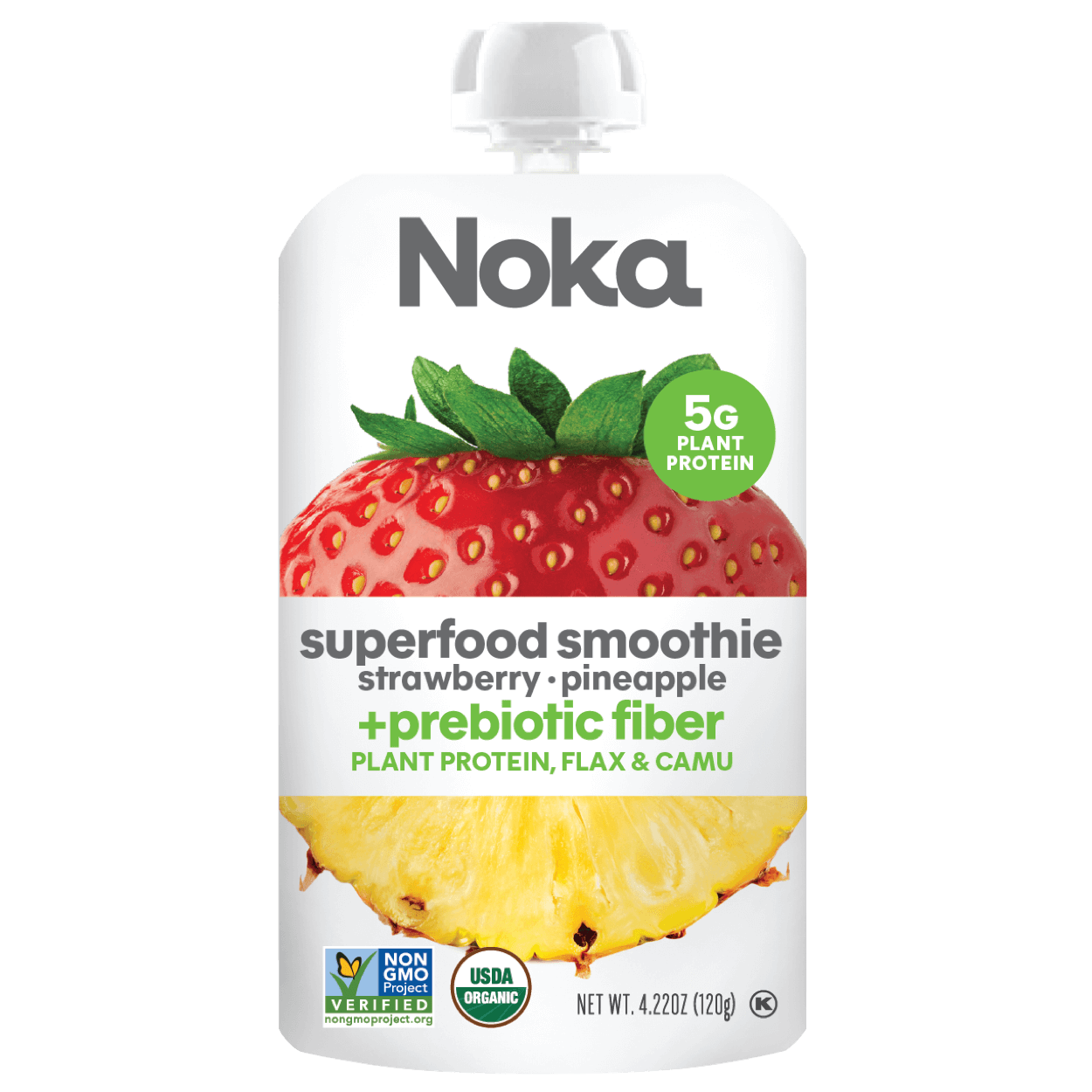Organic Strawberry Pineapple Superfood Smoothie 2 of 2
