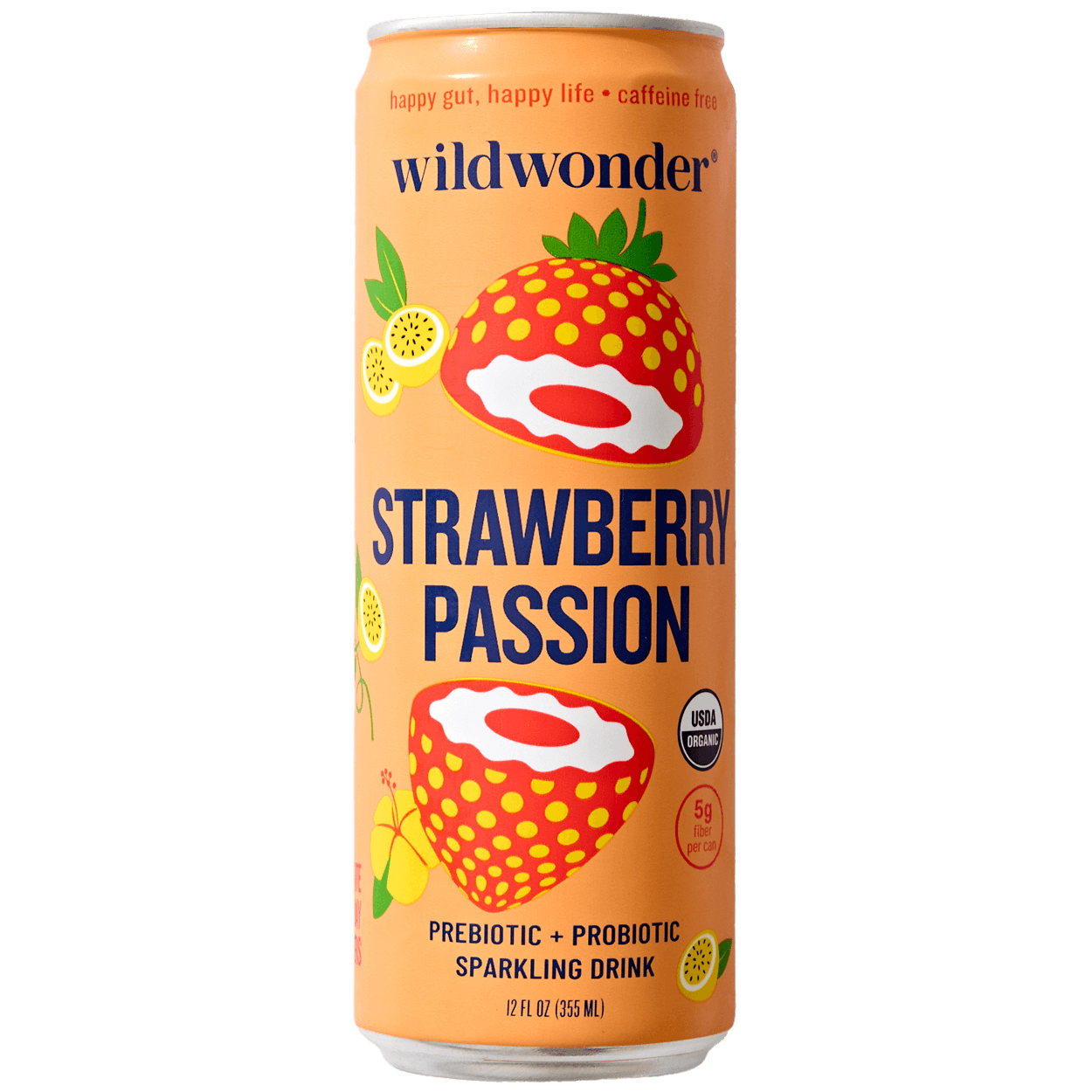 Strawberry Passion Prebiotic + Probiotic Sparkling Drink 2 of 2