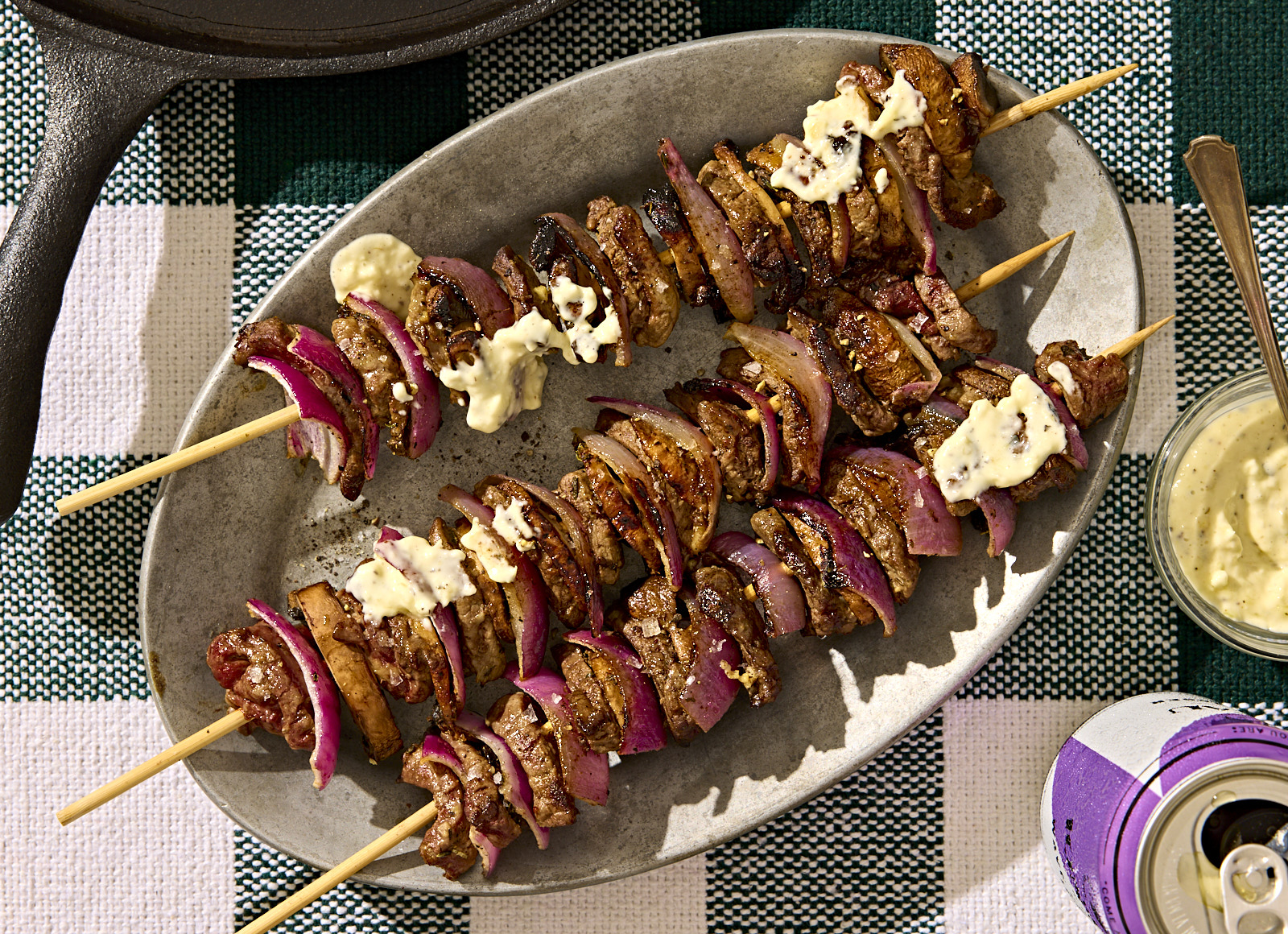 Grill-less Wagyu Skewers